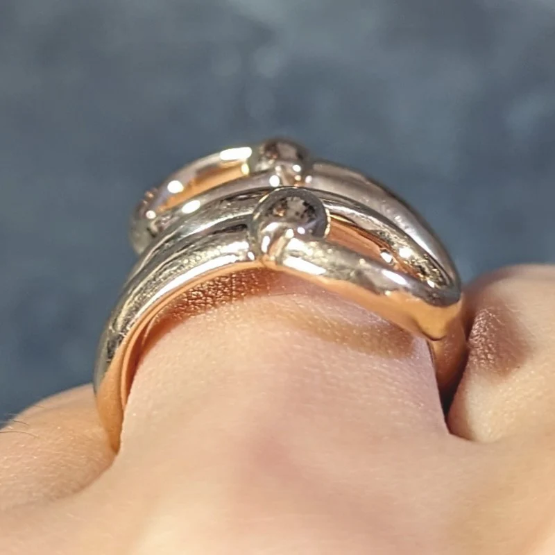 Gucci Contemporary 18 Karat Rose Gold Horsebit Wrap Ring - Image 14