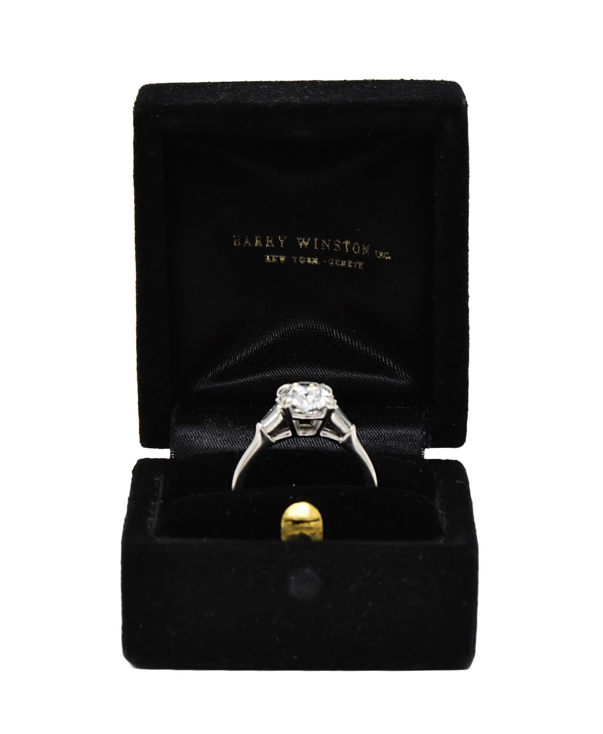 Harry Winston 1978 2.34 CTW Oval Cut Diamond Platinum Vintage Engagement Ring - Image 16