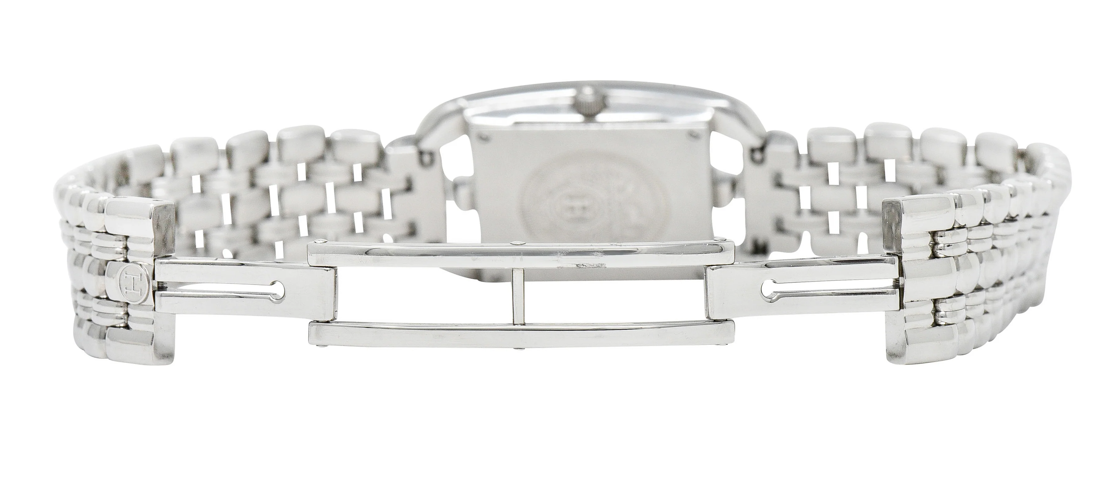 Hermès 1.25 CTW Diamond Stainless Steel Cape Cod Watch Bracelet - Image 5