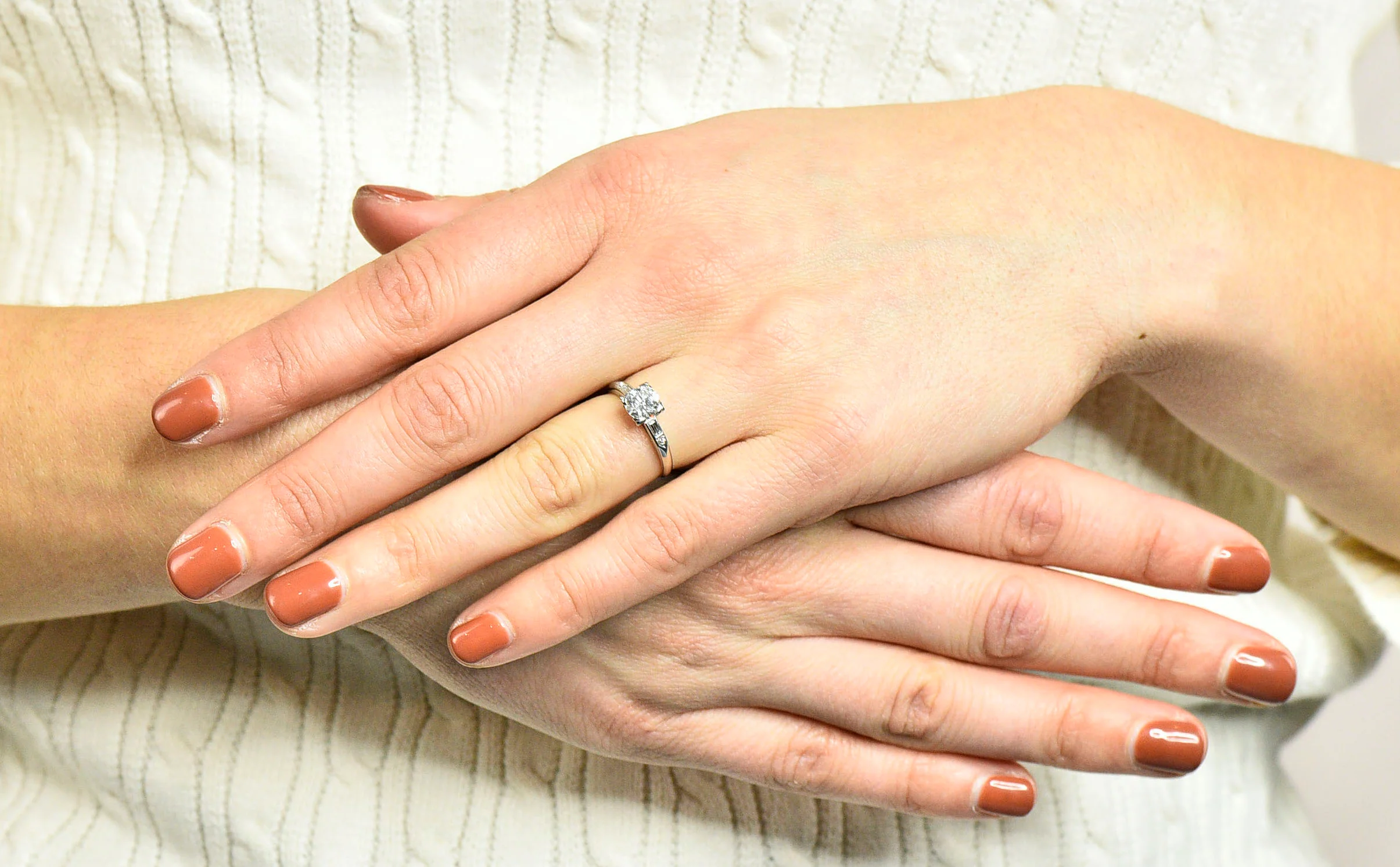 Jabel Late Art Deco 0.83 CTW Diamond Platinum Engagement Ring - Image 13