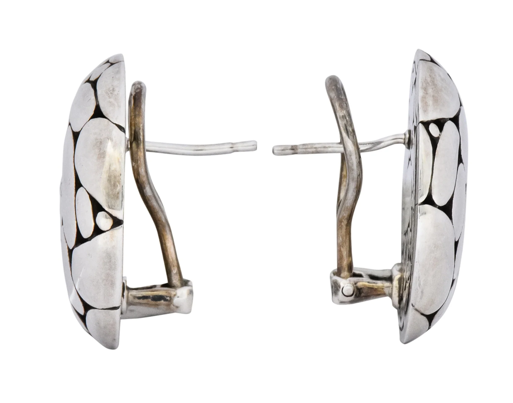 John Hardy Vintage Sterling Silver Dot Earrings - Image 5