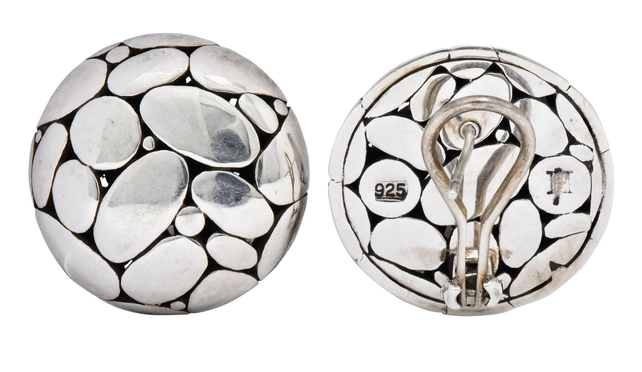 John Hardy Vintage Sterling Silver Dot Earrings - Image 7
