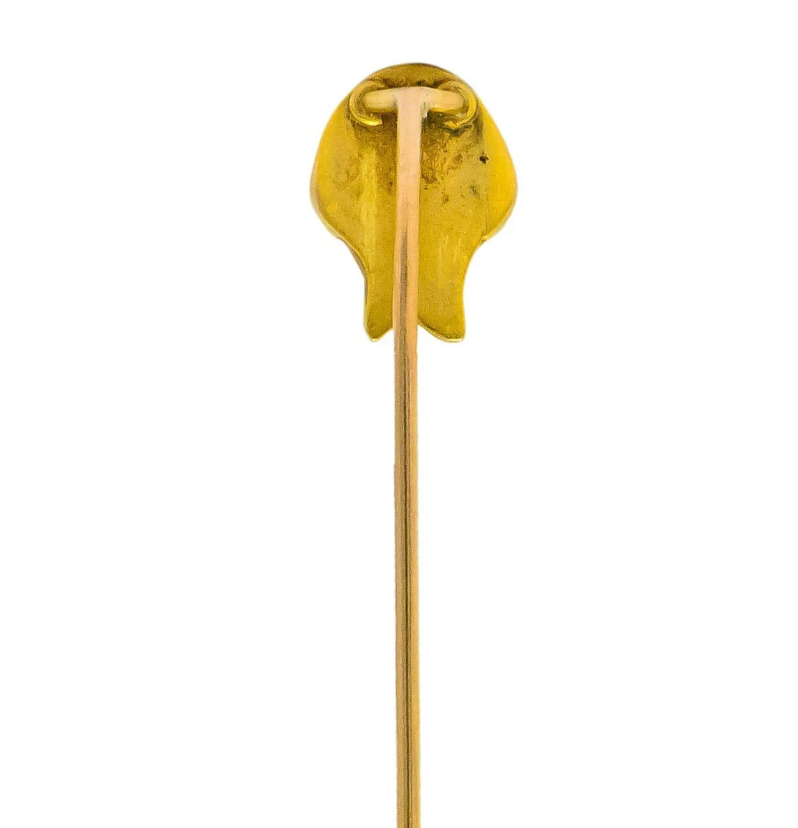 Late Victorian 18 Karat Gold Bacchus Satyr Stickpin - Image 4