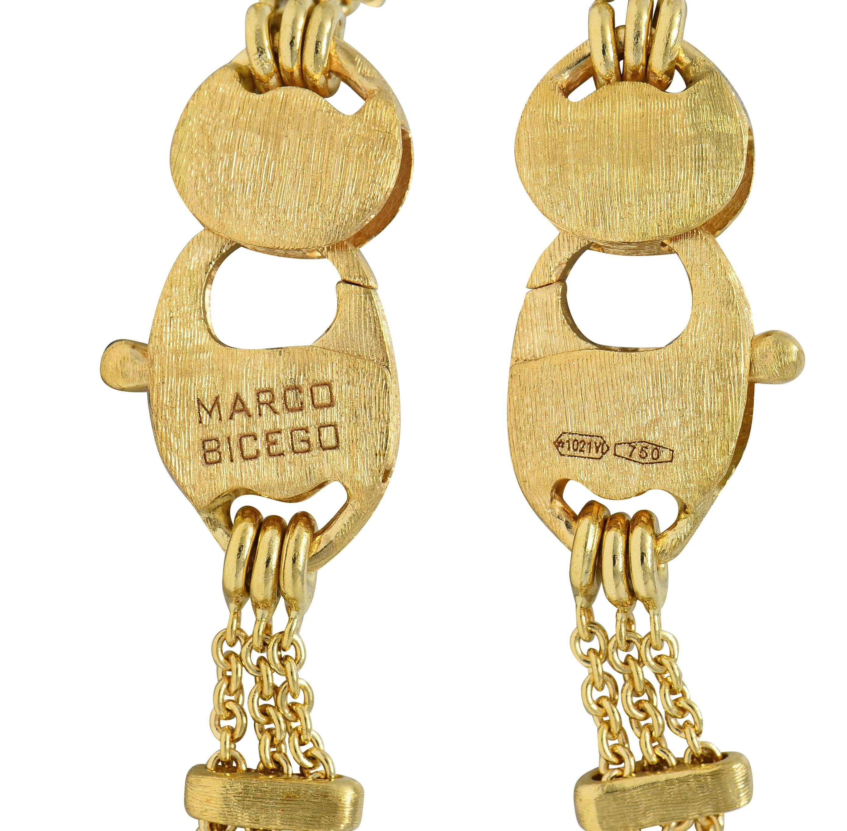 Marco Bicego Contemporary Multi-Gem Topaz Citrine 18 Karat Yellow Gold Paradise Multi-Strand Necklace - Image 8