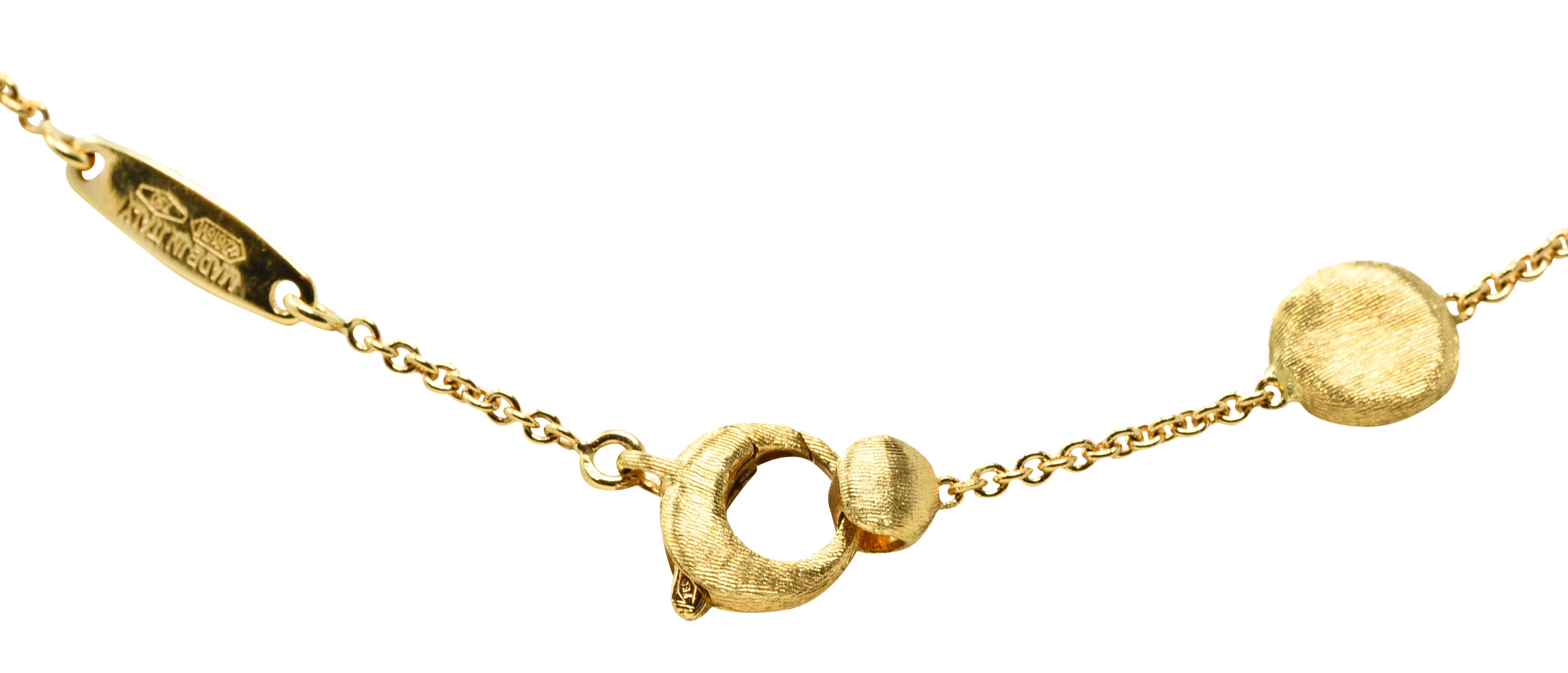Marco Bicego Multi-Gem 18 Karat Gold Jaipur Station Necklace - Image 5