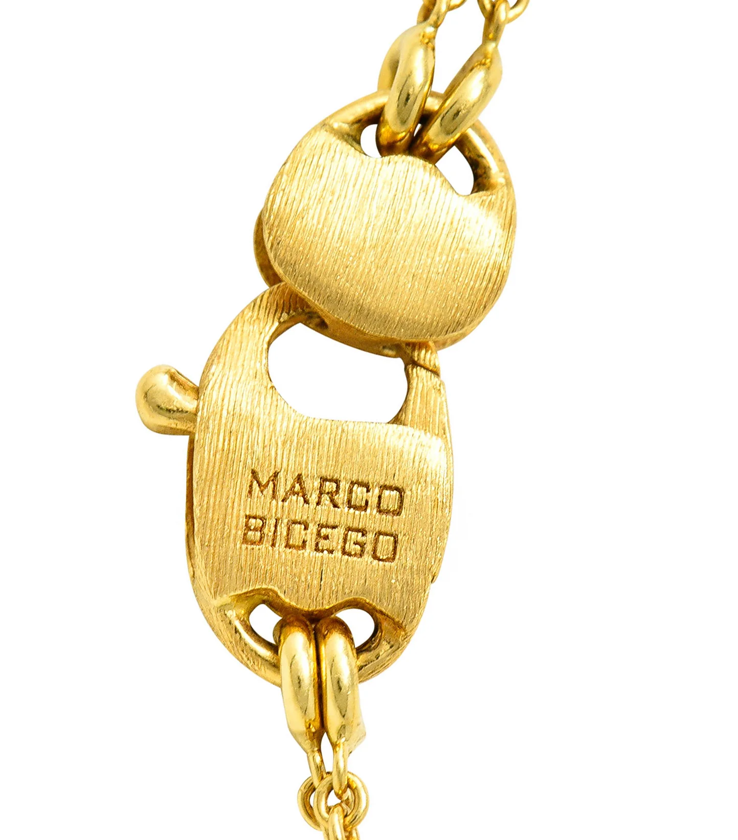 Marco Bicego Multi-Gem Diamond 18 Karat Gold Confetti Tassel Necklace - Image 8