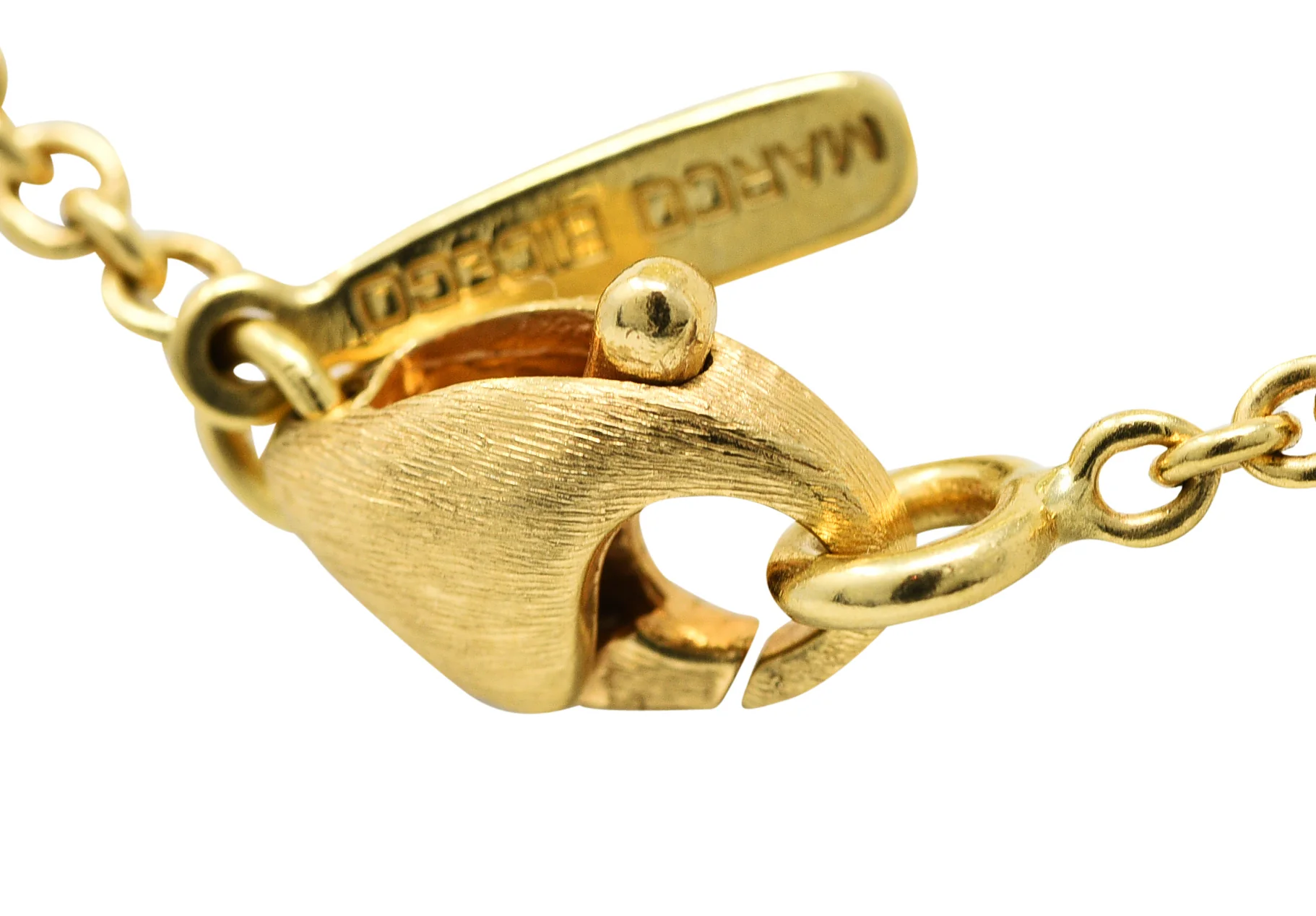 Marco Bicego Peridot Lemon Quartz 18 Karat Gold Gemstone Station Necklace - Image 5