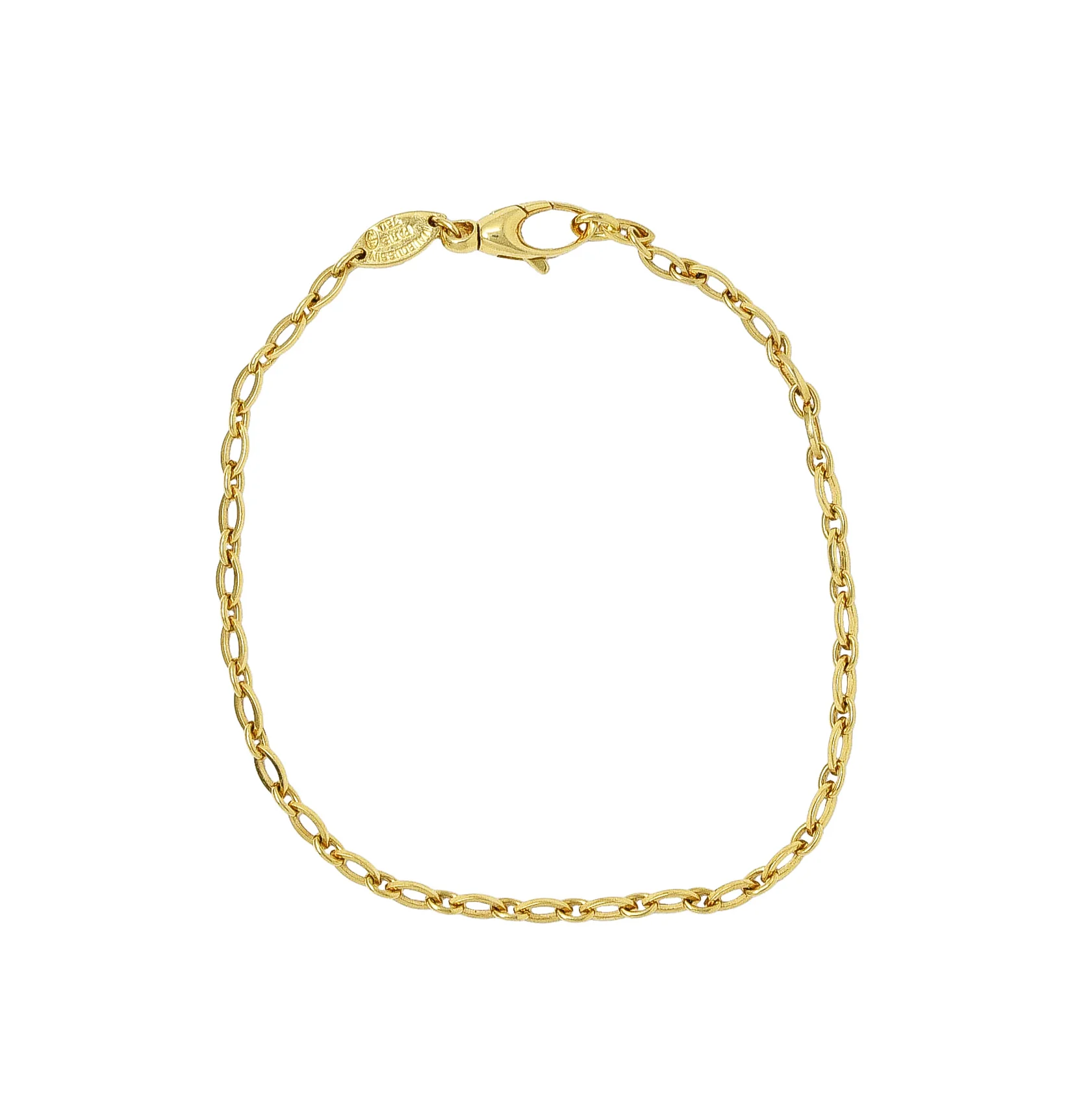 Mauboussin Paris 18 Karat Yellow Gold Navette Link Bracelet - Image 2