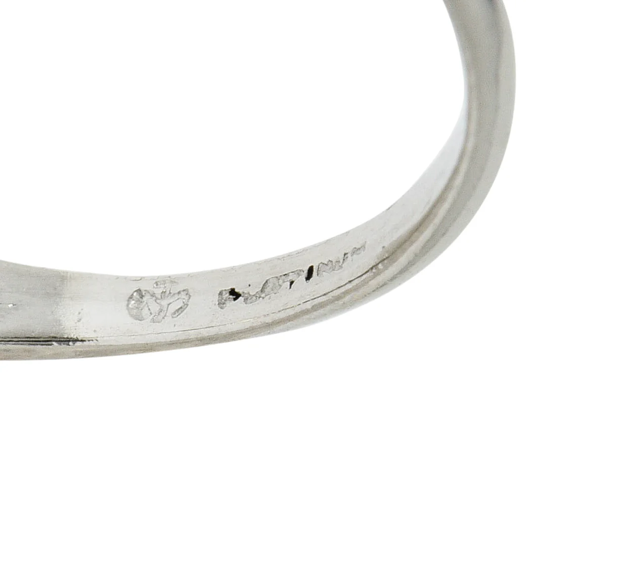 Maurice Tishman Retro 1.10 CTW Diamond Platinum Engagement Ring - Image 9