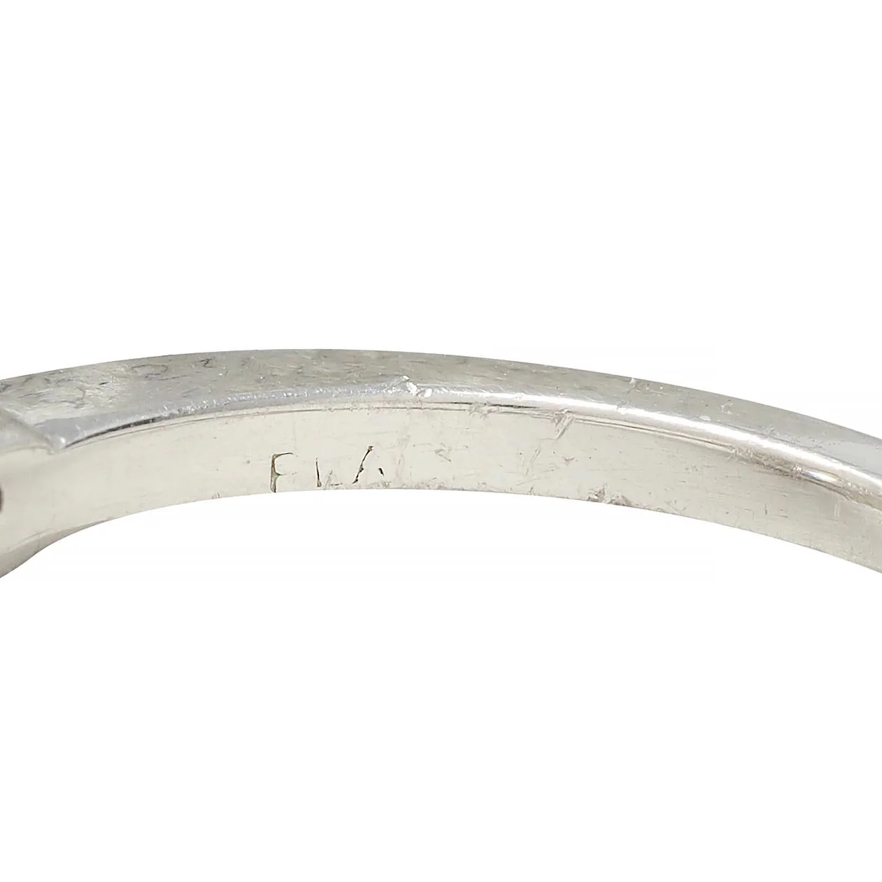 Mid-Century 3.85 CTW European Diamond Platinum Halo Vintage Engagement Ring GIA - Image 8
