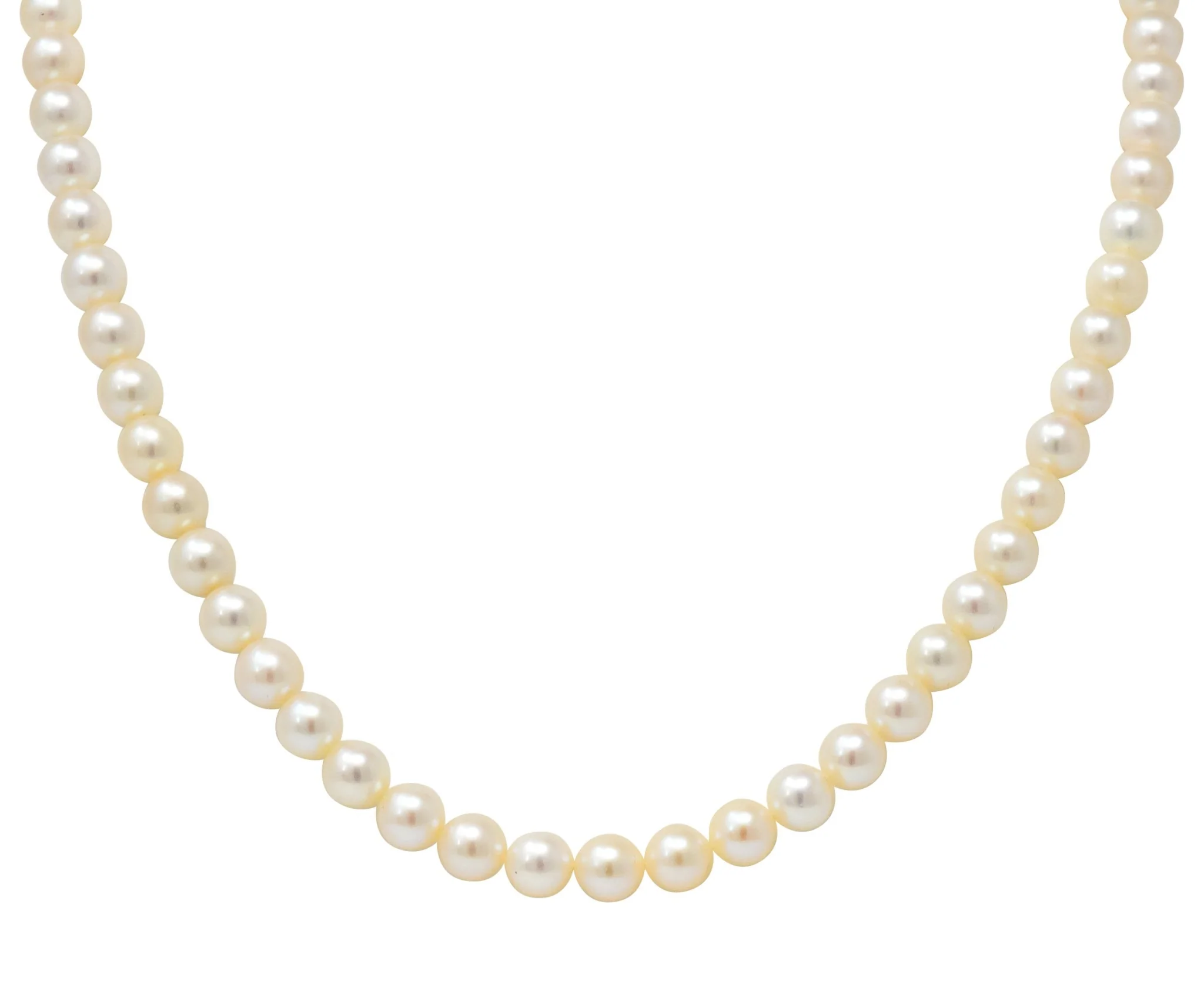 Mikimoto Contemporary Cultured Pearl 14 Karat Gold Necklace