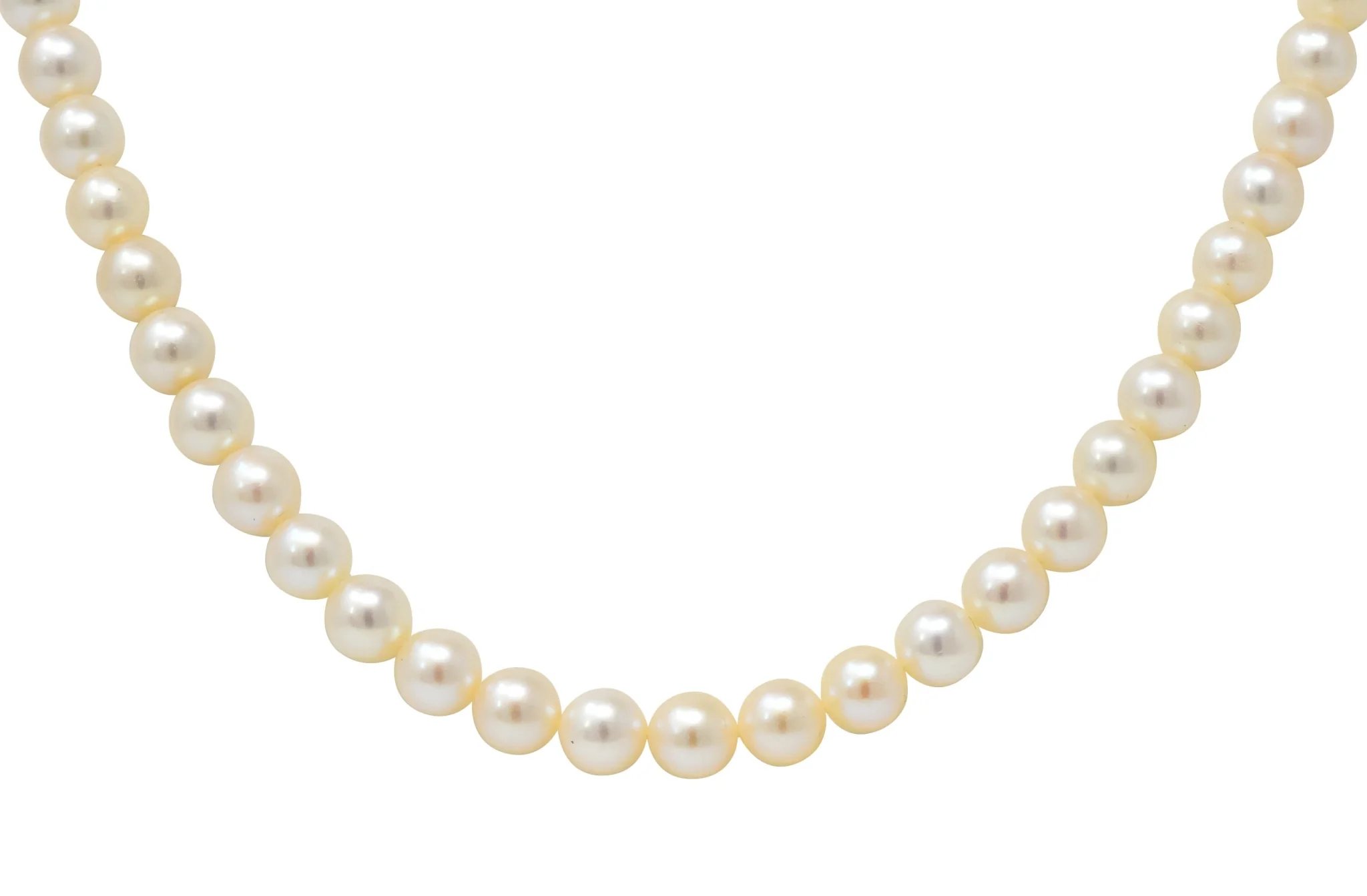 Mikimoto Contemporary Cultured Pearl 14 Karat Gold Necklace - Image 5