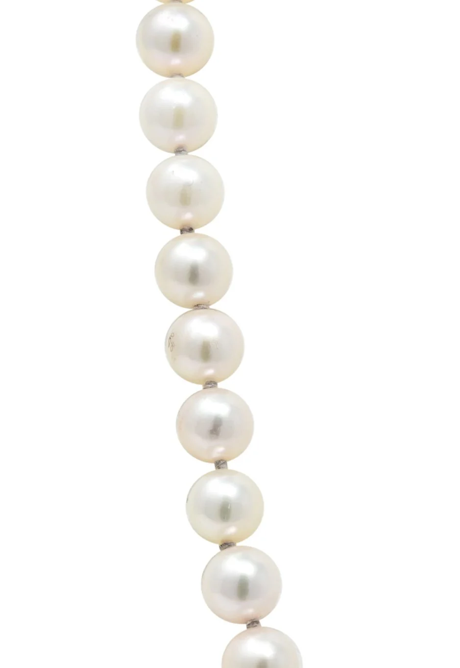 Mikimoto Contemporary Cultured Pearl 18 Karat Yellow Gold Necklace - Image 5