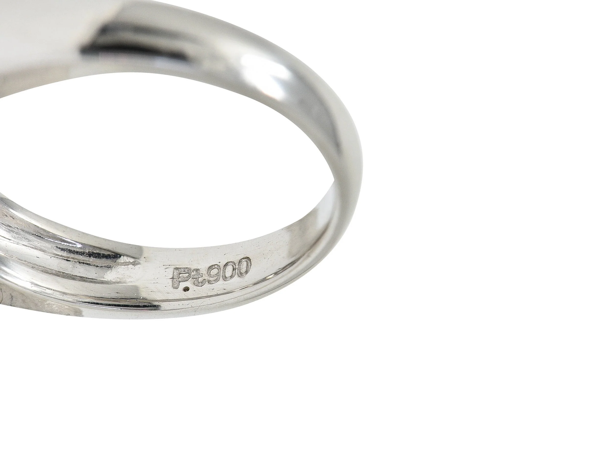 Modern 1.02 CTW Princess Diamond Platinum Channel Band Ring - Image 7