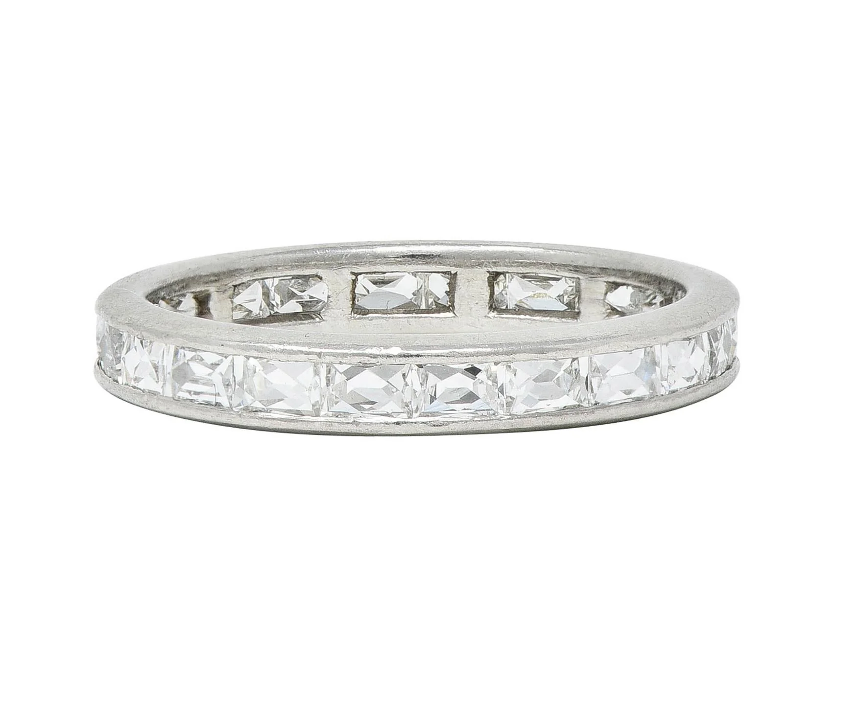 Neil Lane Couture French Cut 2.05 CTW Diamond Eternity Channel Band Ring - Image 3