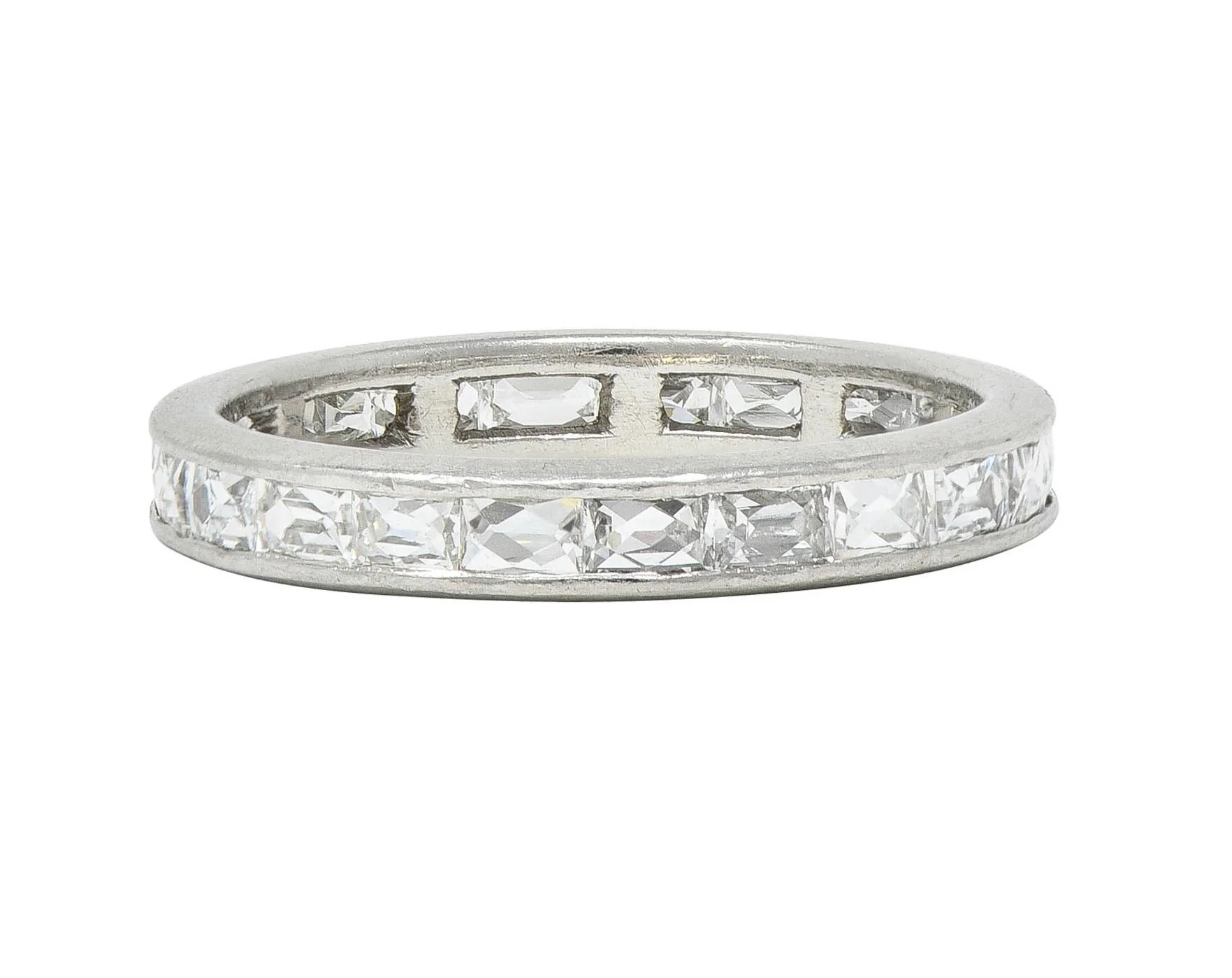 Neil Lane Couture French Cut 2.05 CTW Diamond Eternity Channel Band Ring - Image 6