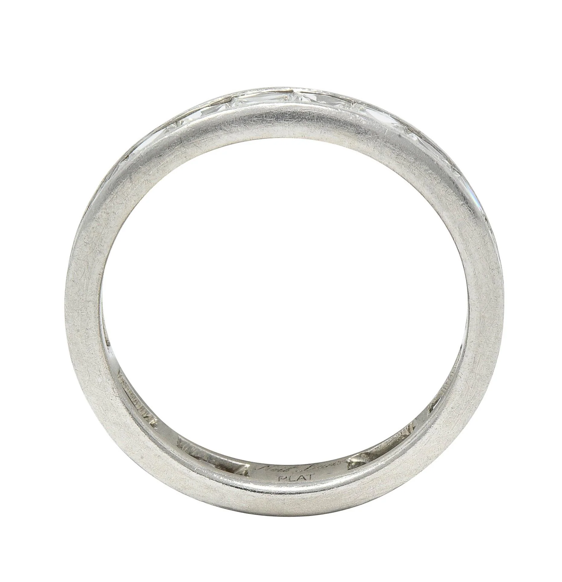 Neil Lane Couture French Cut 2.05 CTW Diamond Eternity Channel Band Ring - Image 8