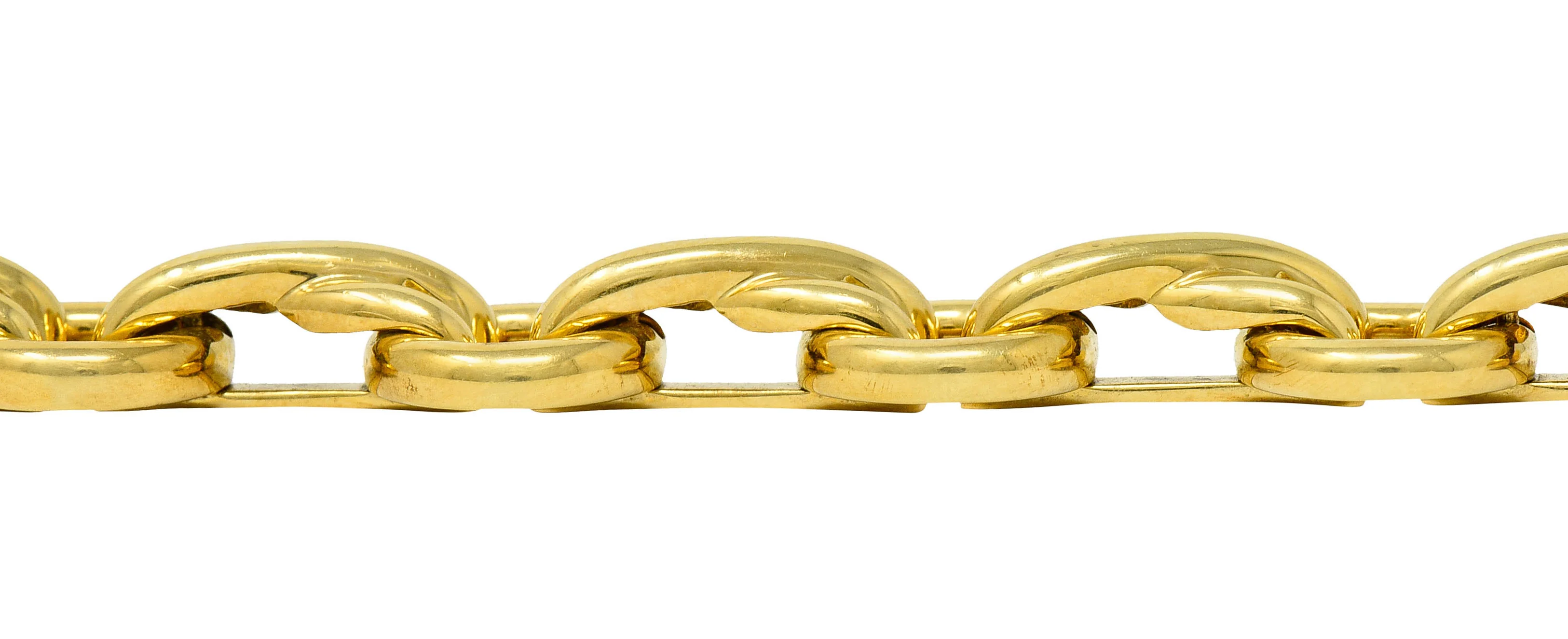 Paloma Picasso Tiffany & Co. 18 Karat Gold Knot Graffiti X Link Bracelet - Image 12