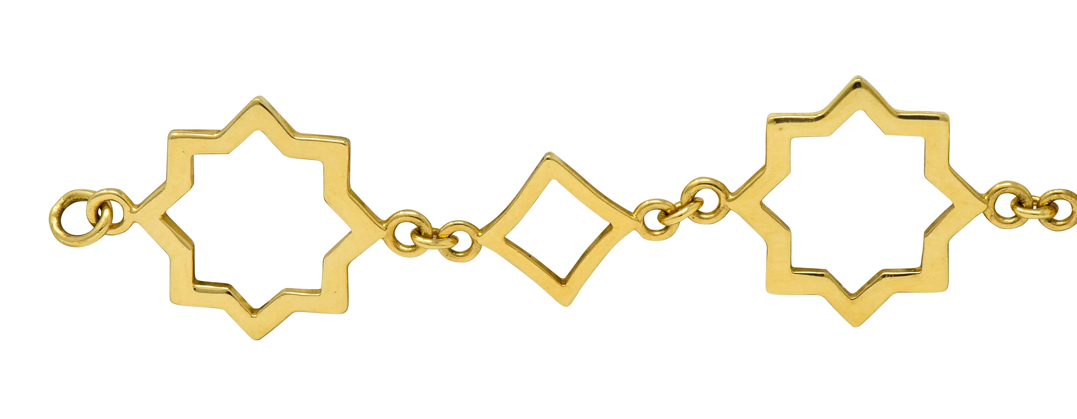 Paloma Picasso Tiffany & Co. 18 Karat Gold Zellige Link Bracelet - Image 3
