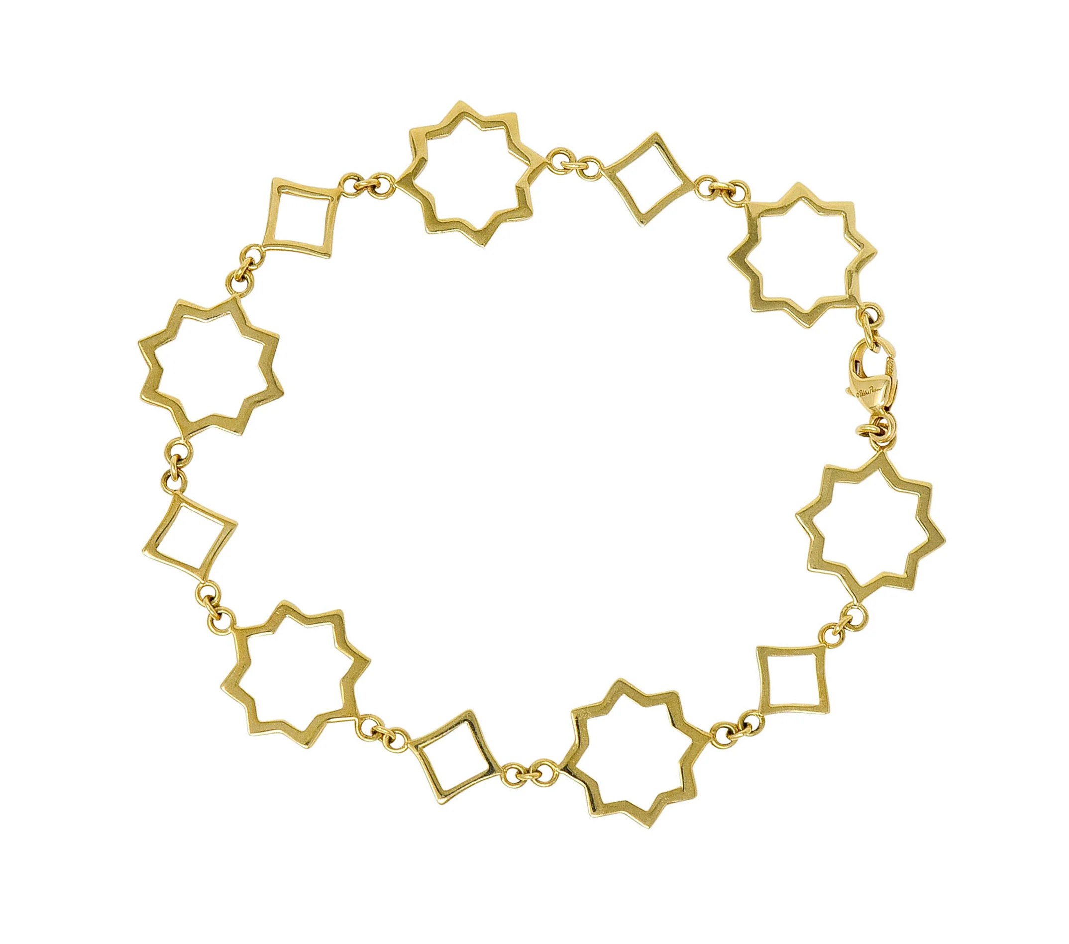 Paloma Picasso Tiffany & Co. 18 Karat Gold Zellige Link Bracelet - Image 7