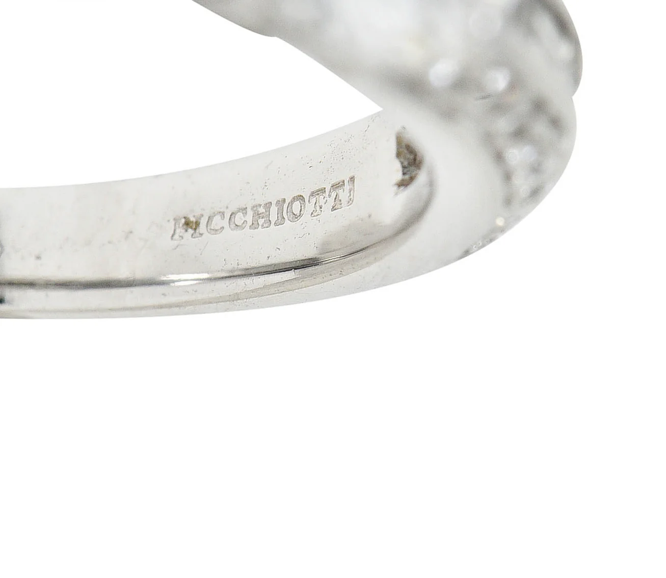Picchiotti 1.96 CTW Diamond 18 Karat White Gold Engagement Ring GIA - Image 9