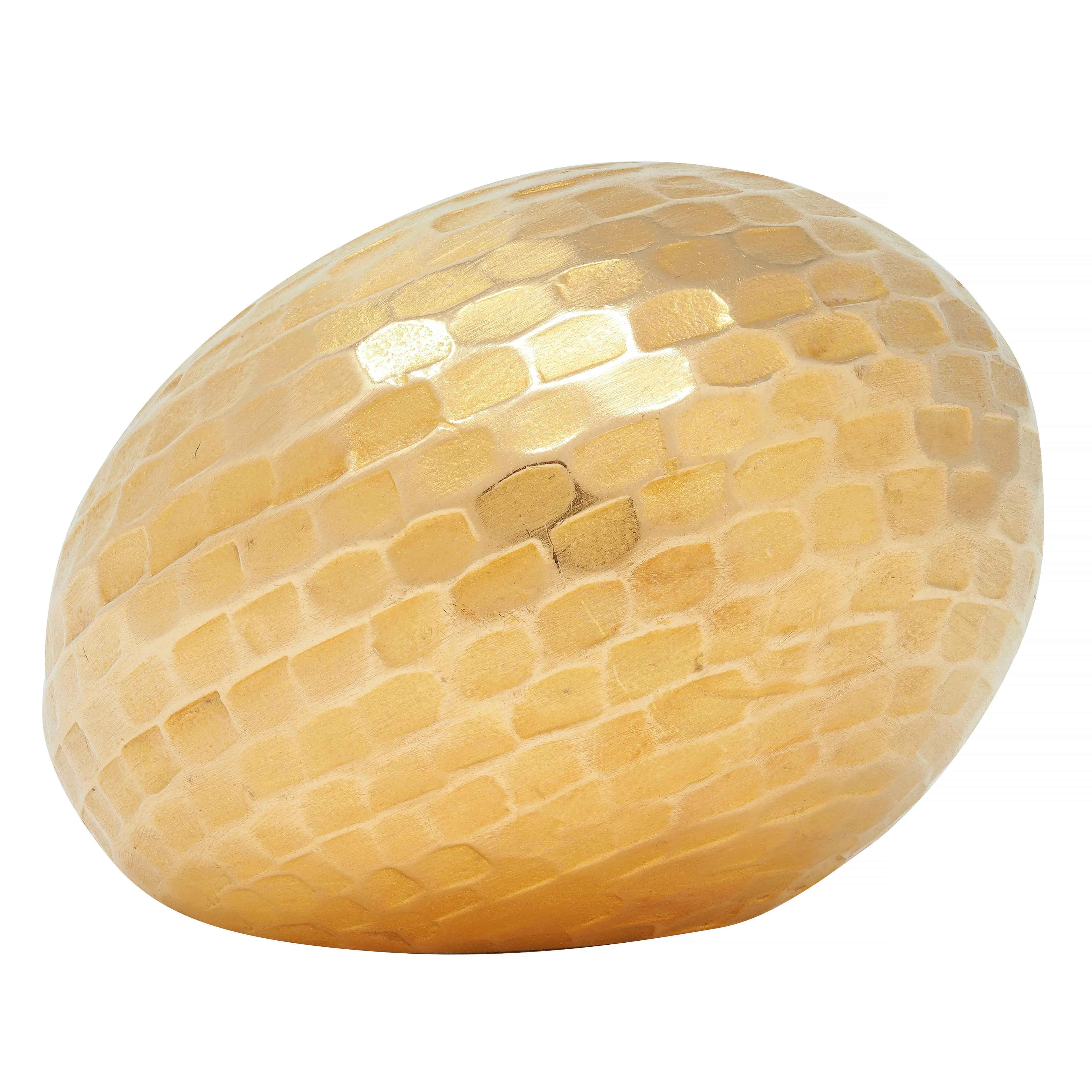 Pomellato 2005 18 Karat Yellow Gold Hammered Duna Cocktail Ring - Image 4