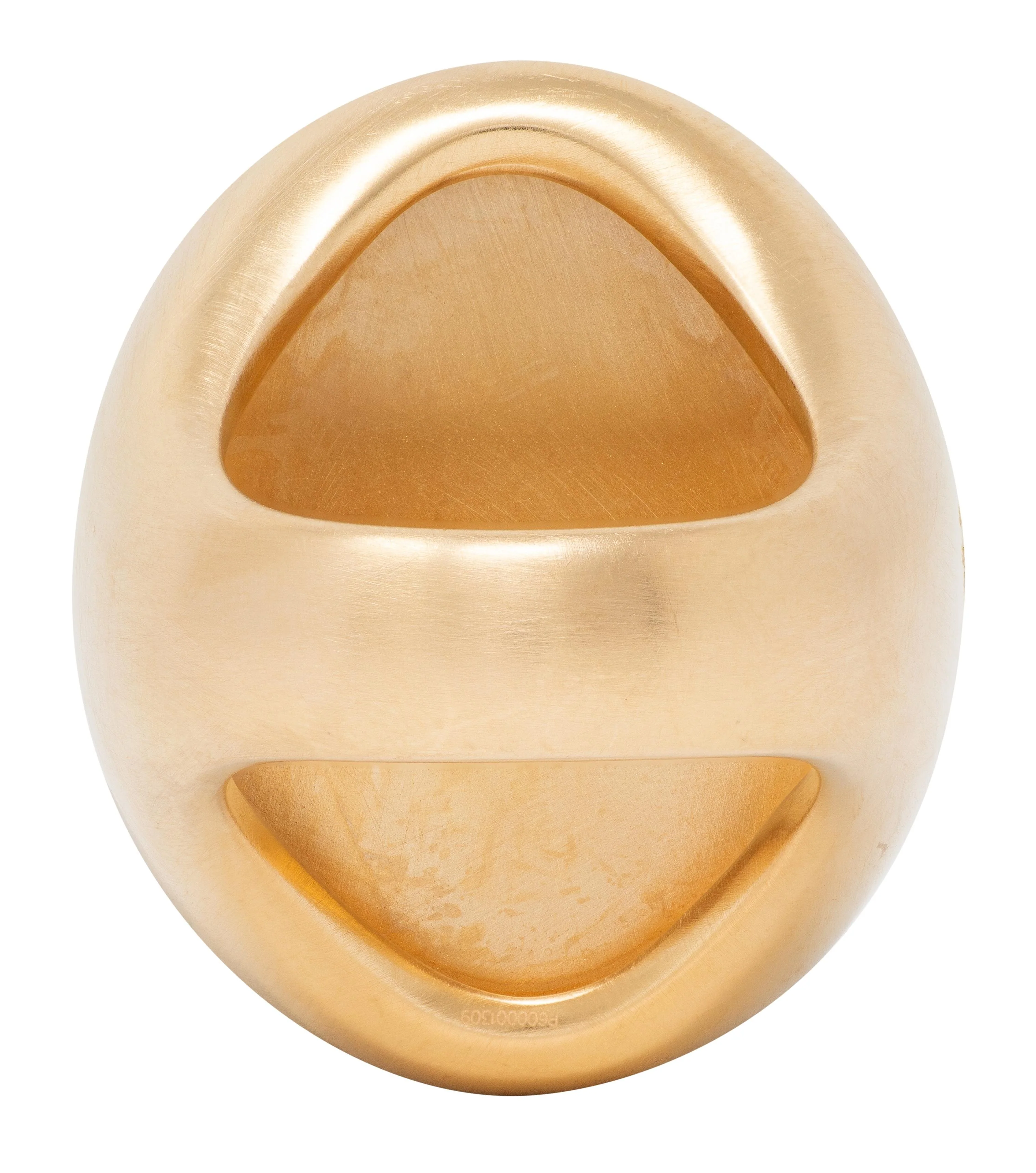 Pomellato Carved Shell 18 Karat Rose Gold Eva Snake Cameo Signet Ring - Image 3