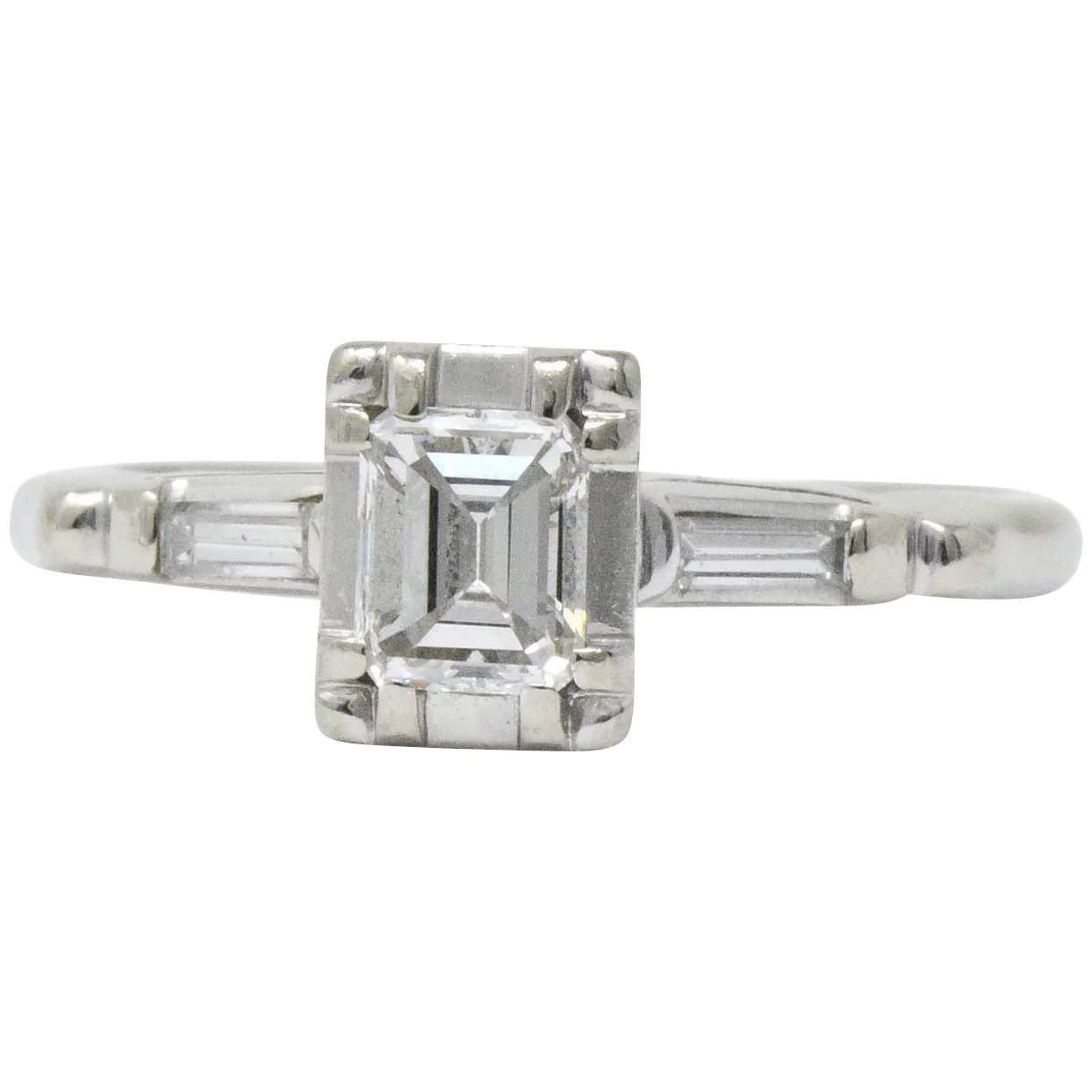 Regal 0.45 CTW Diamond 14 Karat White Gold Engagement Ring