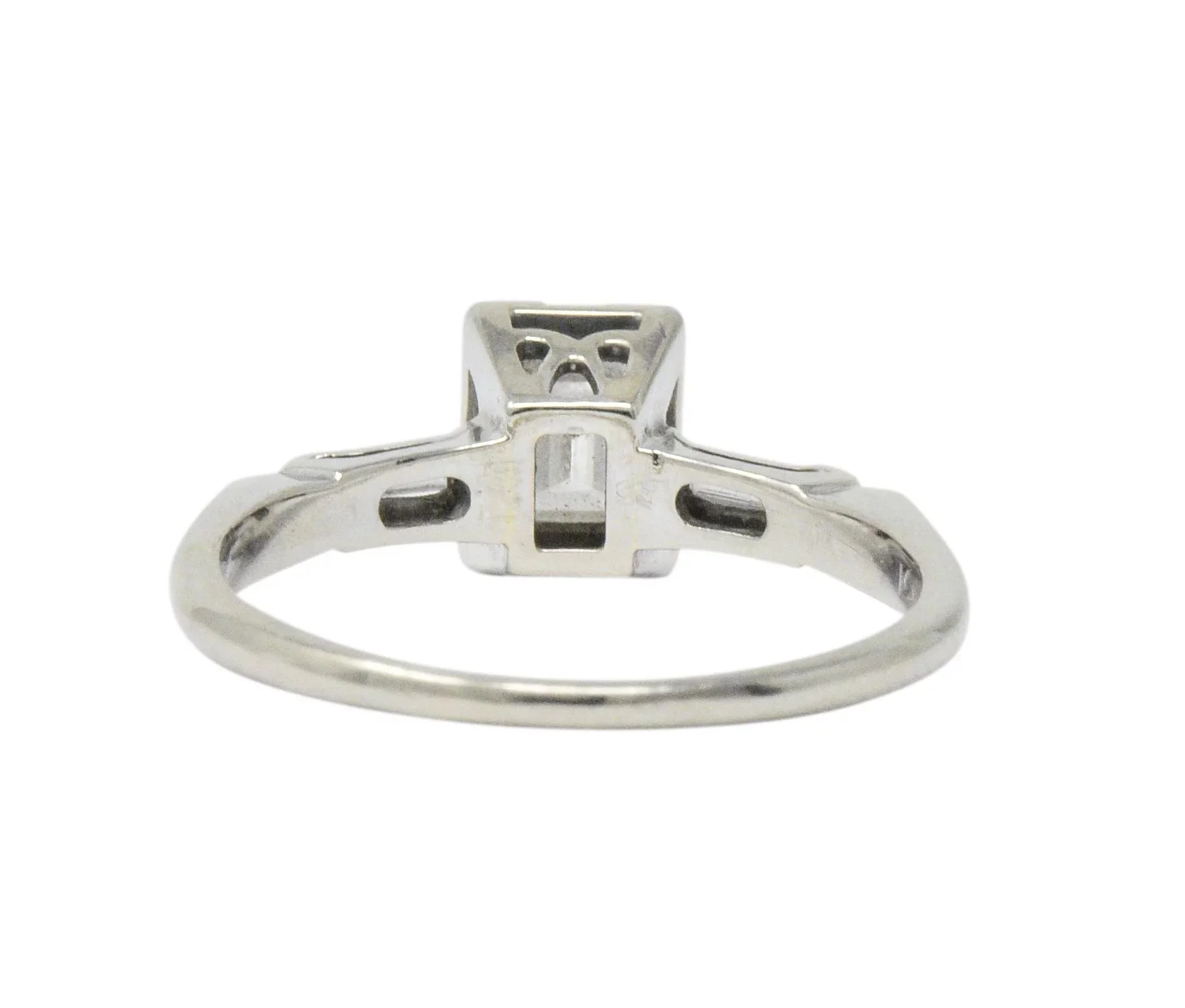 Regal 0.45 CTW Diamond 14 Karat White Gold Engagement Ring - Image 4