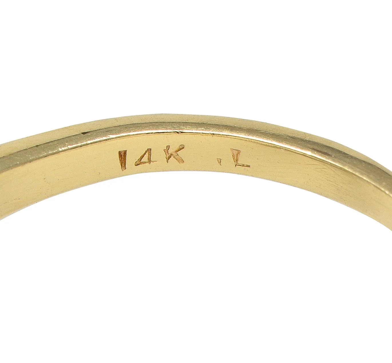 Retro 0.35 CTW Transitional Cut Diamond 14 Karat Two-Tone Gold Vintage Engagement Ring - Image 5