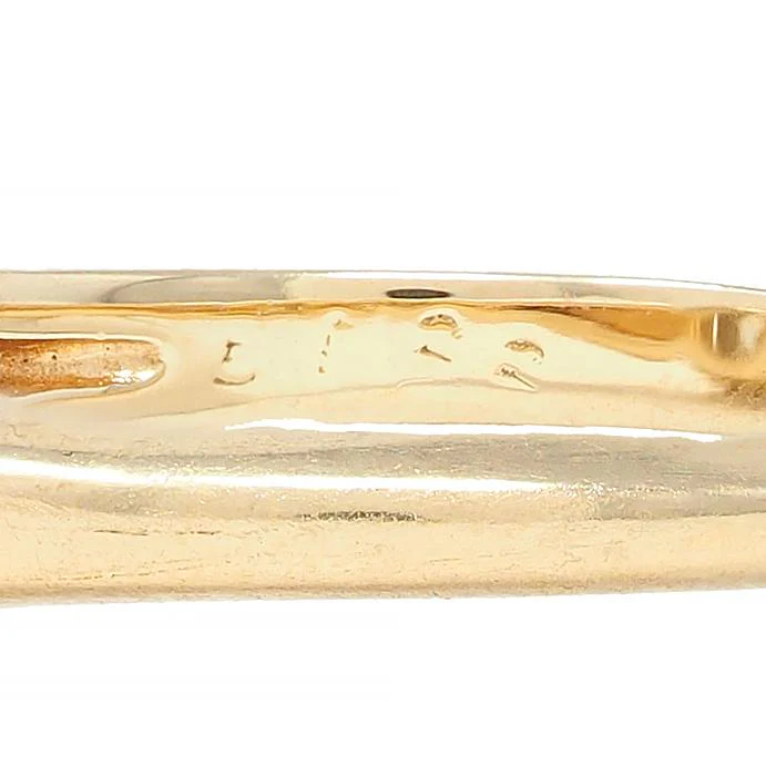 Retro 0.40 CTW Diamond 14 Karat Two-Tone Gold Solitaire Vintage Engagement Ring - Image 12