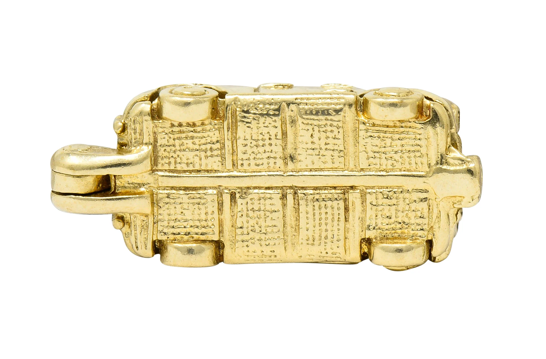 Retro 14 Karat Gold Car Charm Circa 1940 - Image 10