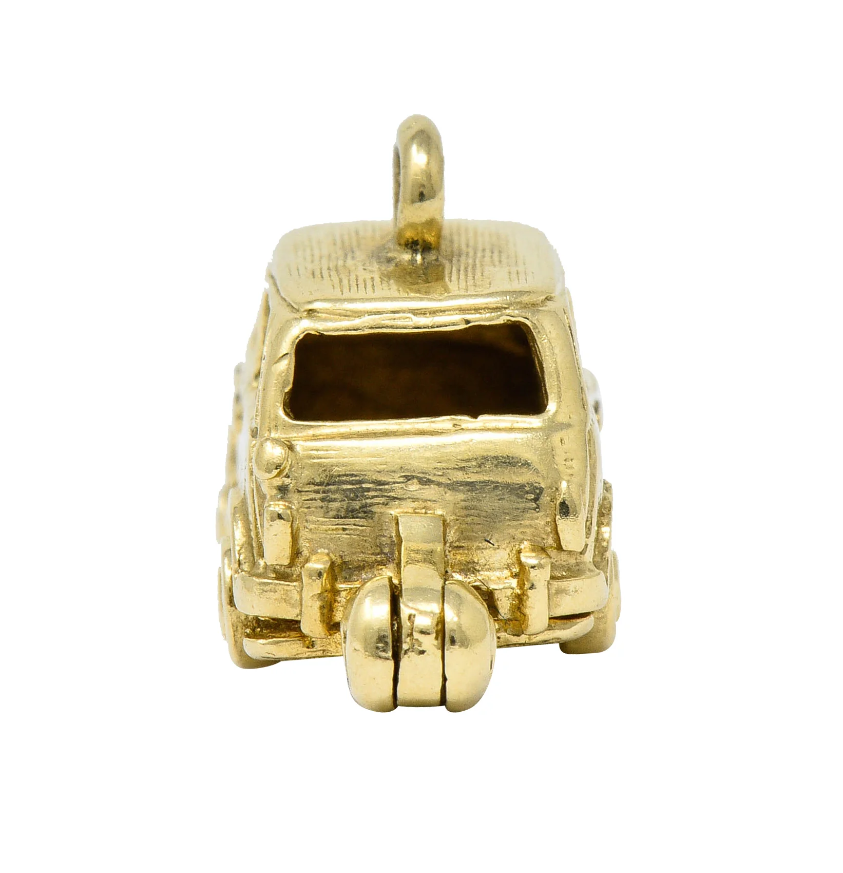 Retro 14 Karat Gold Car Charm Circa 1940 - Image 5
