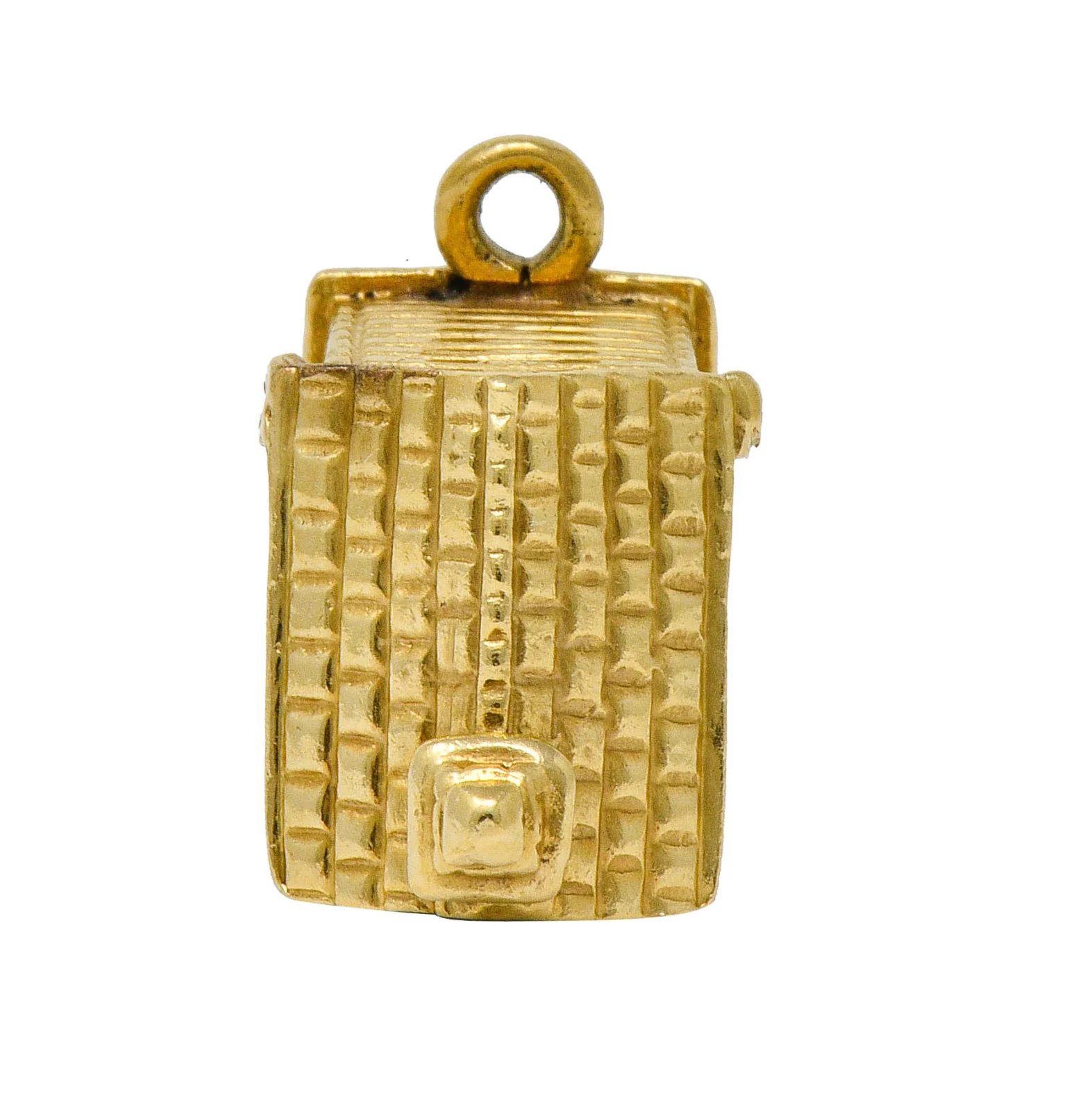 Retro Enamel 14 Karat Gold Chapel Charm - Image 7