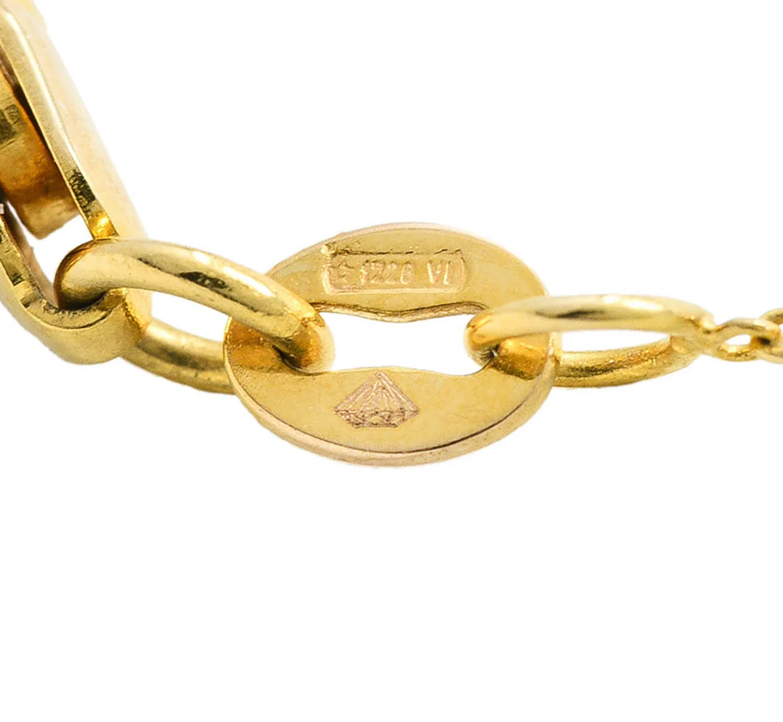 Roberto Coin Diamond 18 Karat Gold Cross Pendant Necklace - Image 11