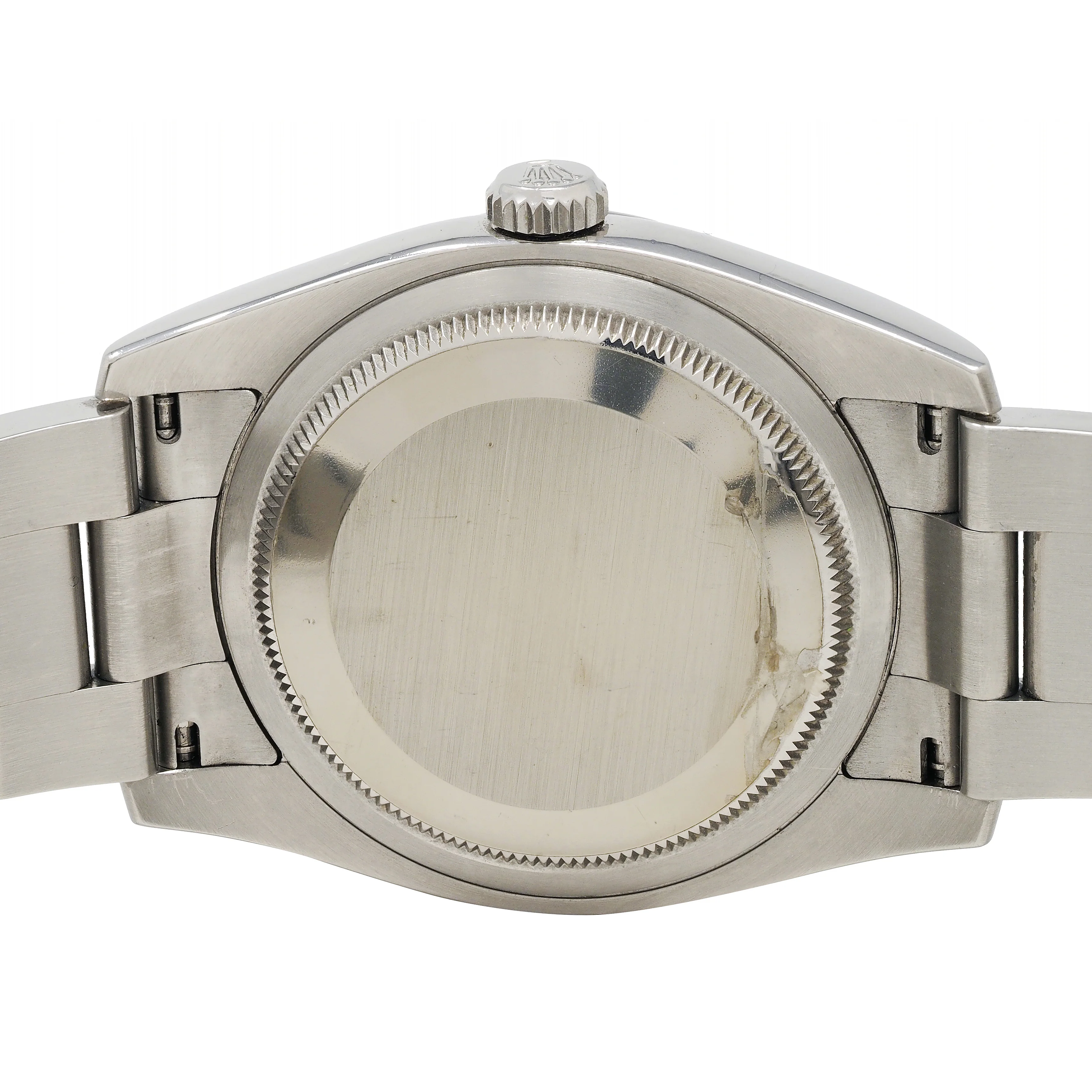Rolex 36 Stainless Steel Oyster Perpetual Blue Silver Concentric 116000 Watch - Image 7