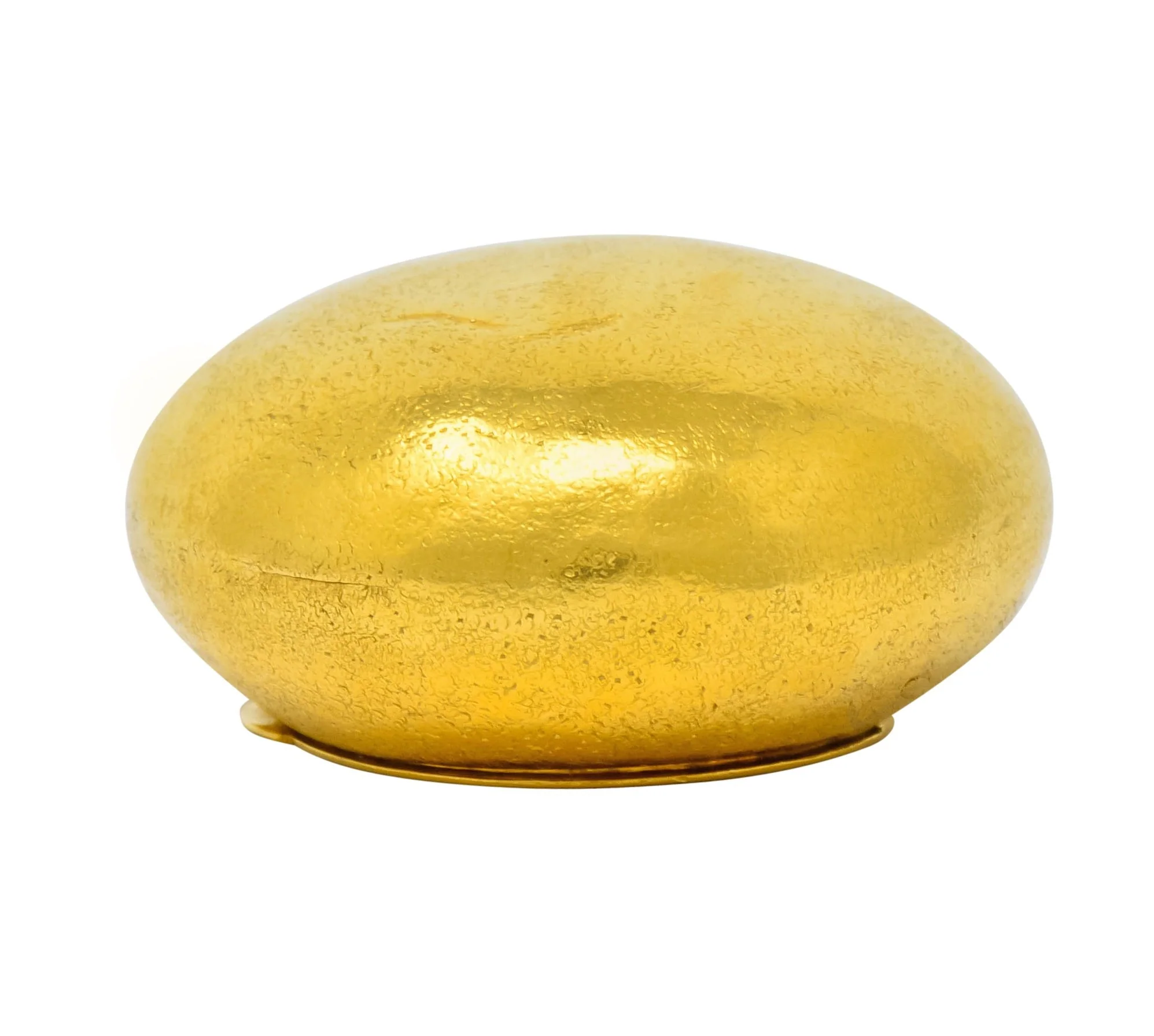 Schlumberger Tiffany & Co. 18 Karat Gold Pebble Pill Box Circa 1960 - Image 8