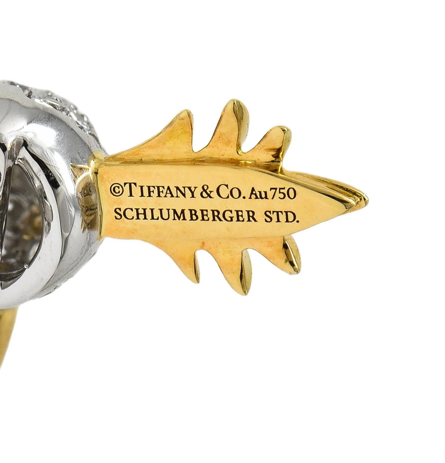 Schlumberger Tiffany & Co. Tanzanite Diamond Platinum 18 Karat Gold Bird On A Rock Unisex Brooch - Image 7