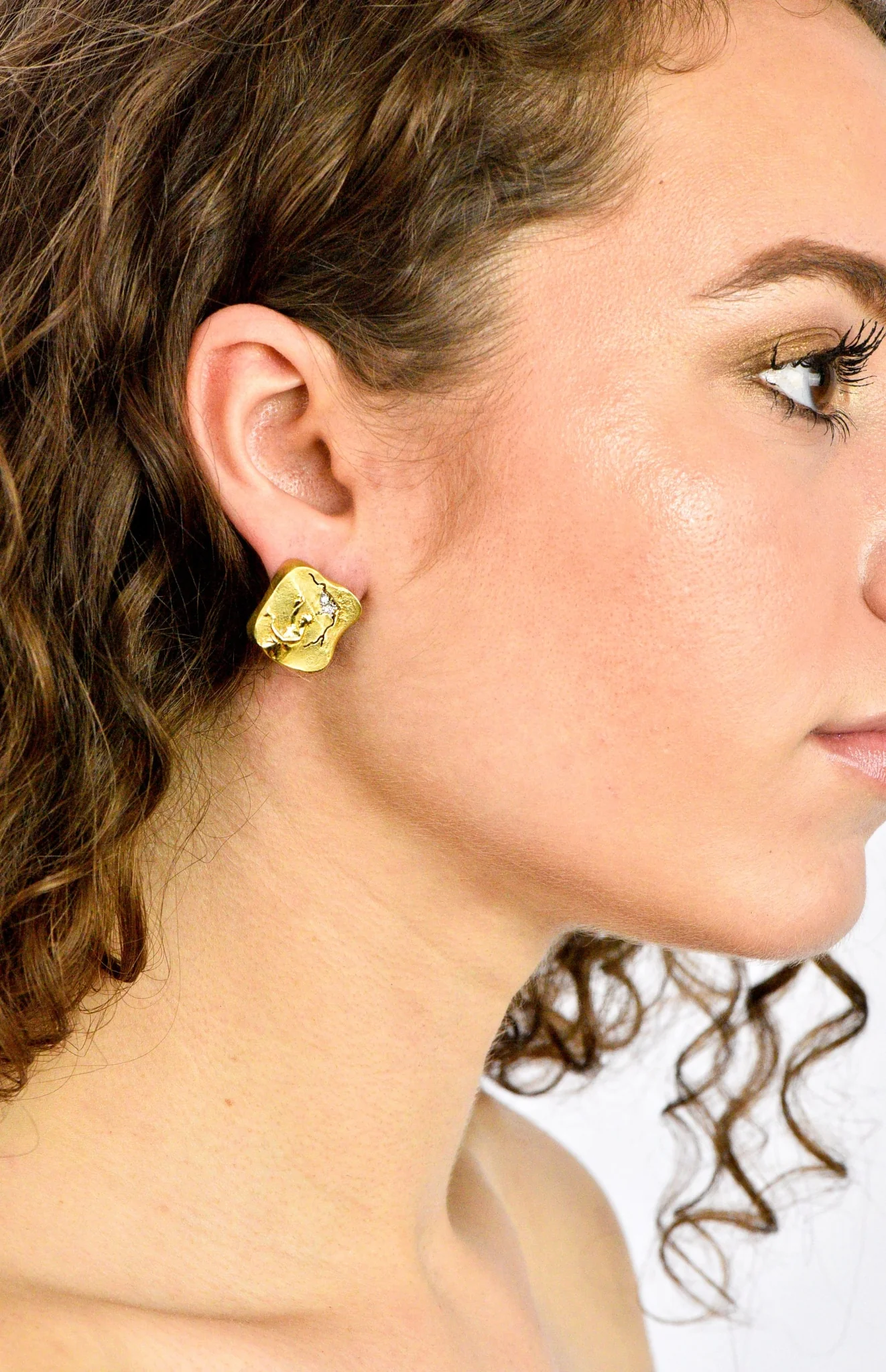 SeidenGang Diamond 18 Karat Gold Platinum Pegasus Odyssey Collection Earrings - Image 7