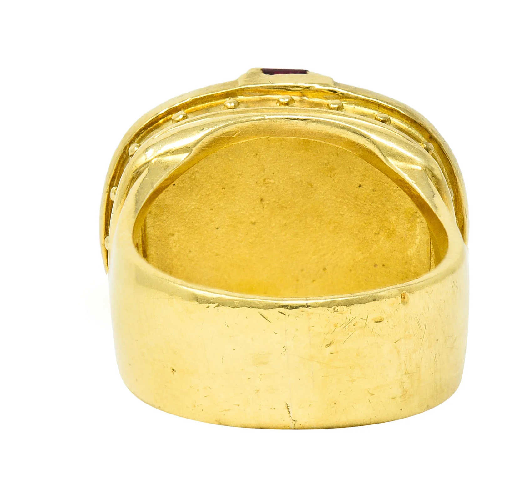 SeidenGang Ruby 18 Karat Yellow Gold Cupid Venus Classic Ring - Image 4