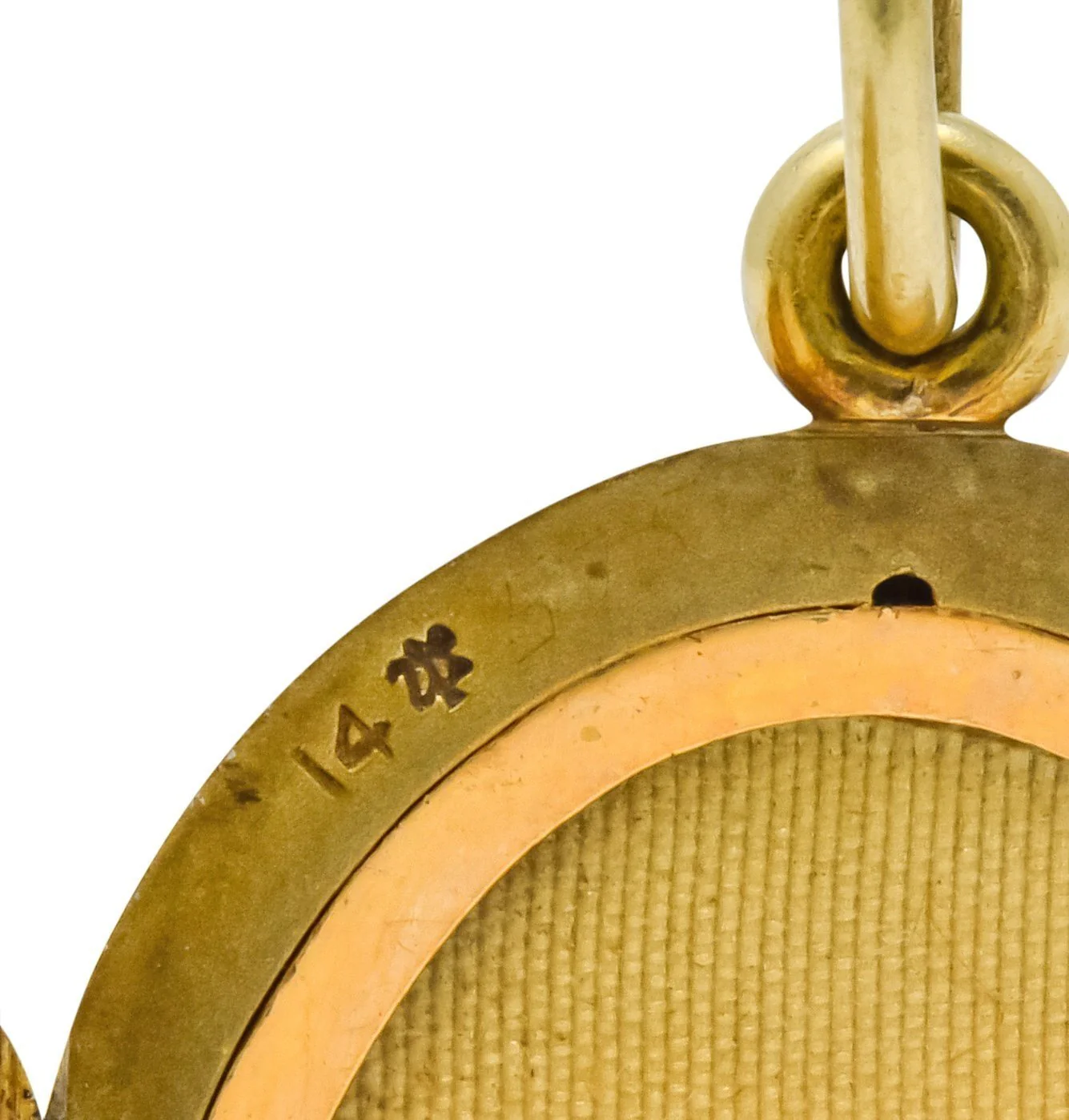 Sloan & Co. Art Nouveau Enamel 14 Karat Gold Locket Circa 1915 - Image 8