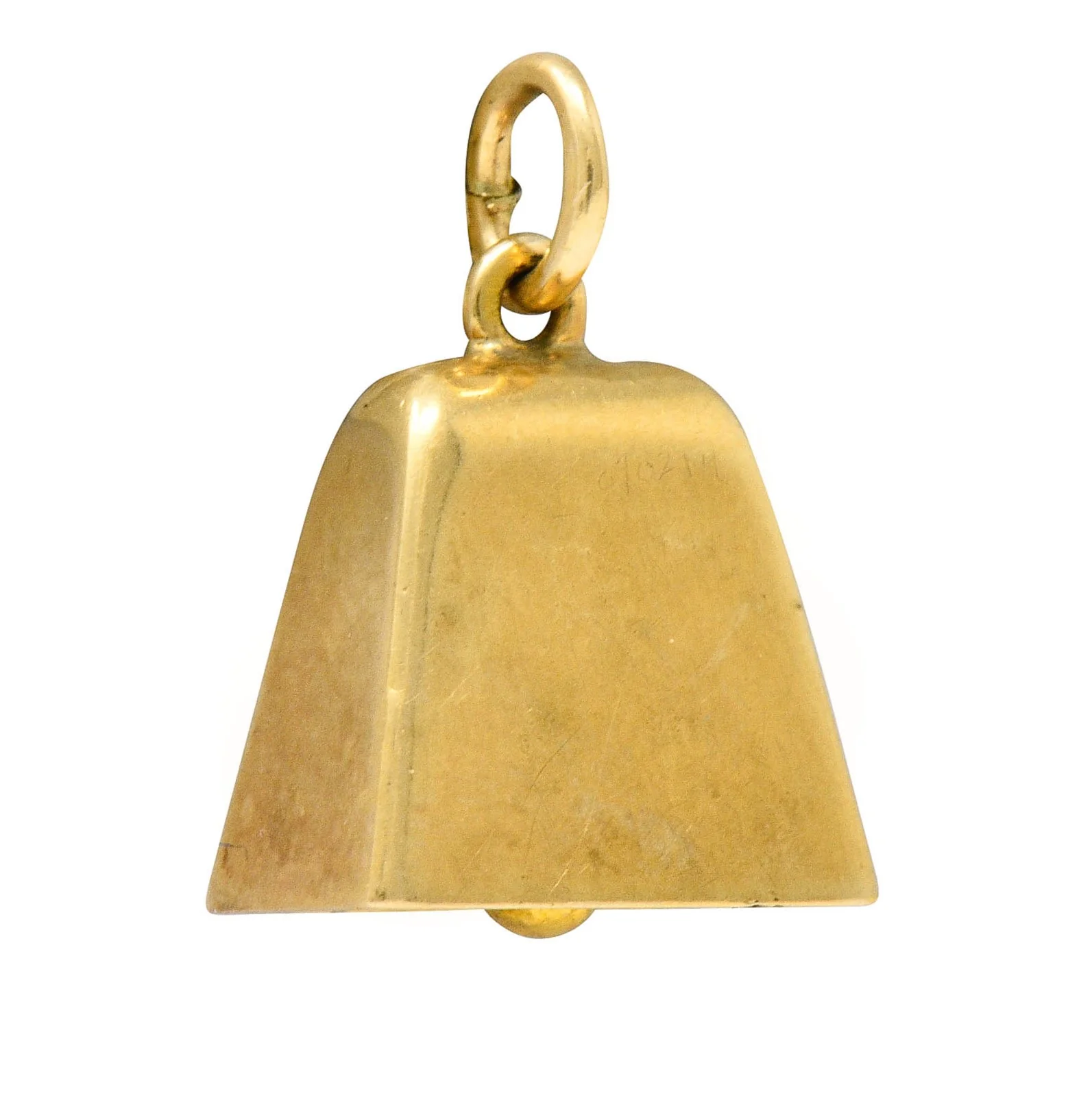Sloan & Co. Retro 14 Karat Gold Bell Charm - Image 2