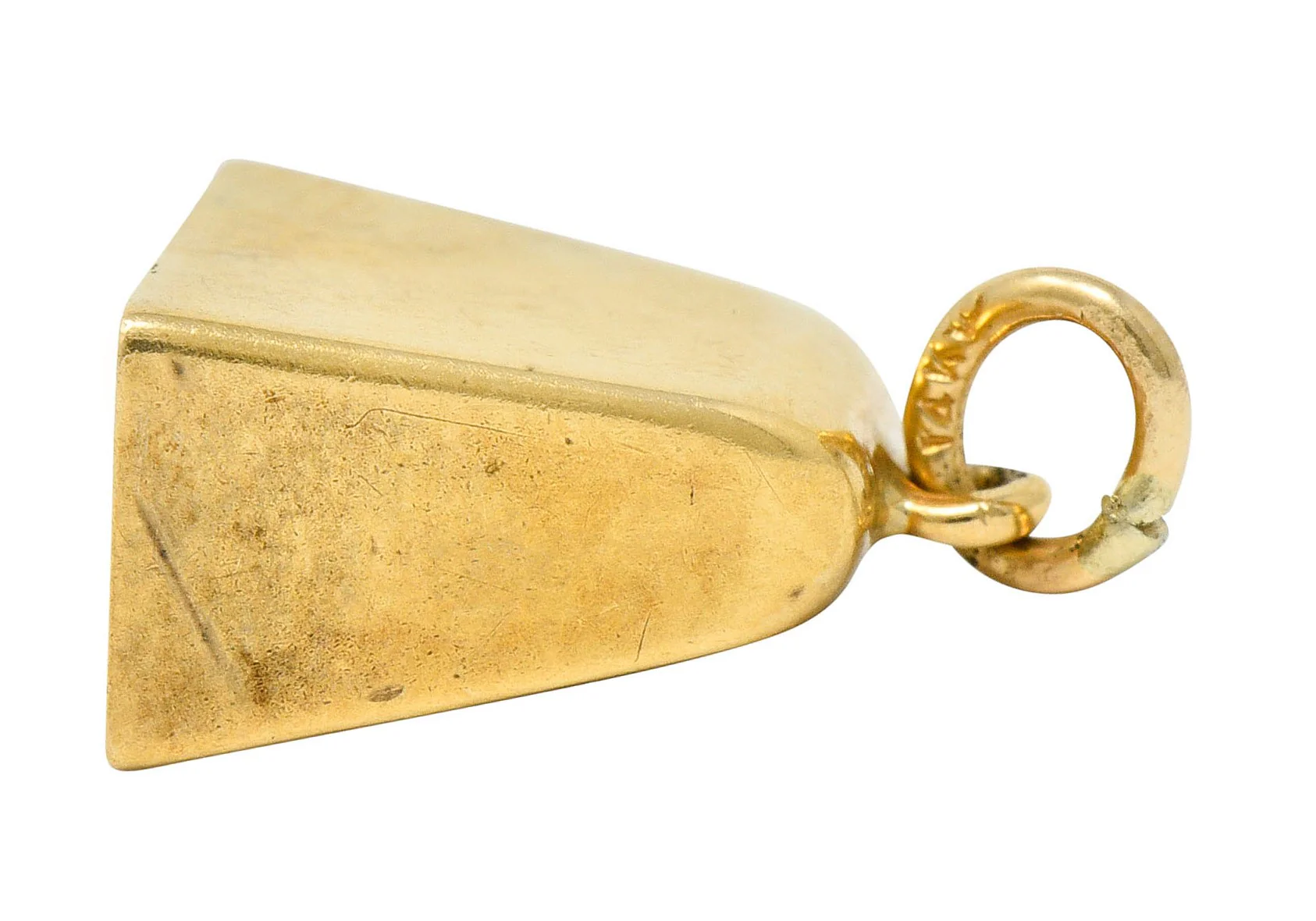Sloan & Co. Retro 14 Karat Gold Bell Charm - Image 7