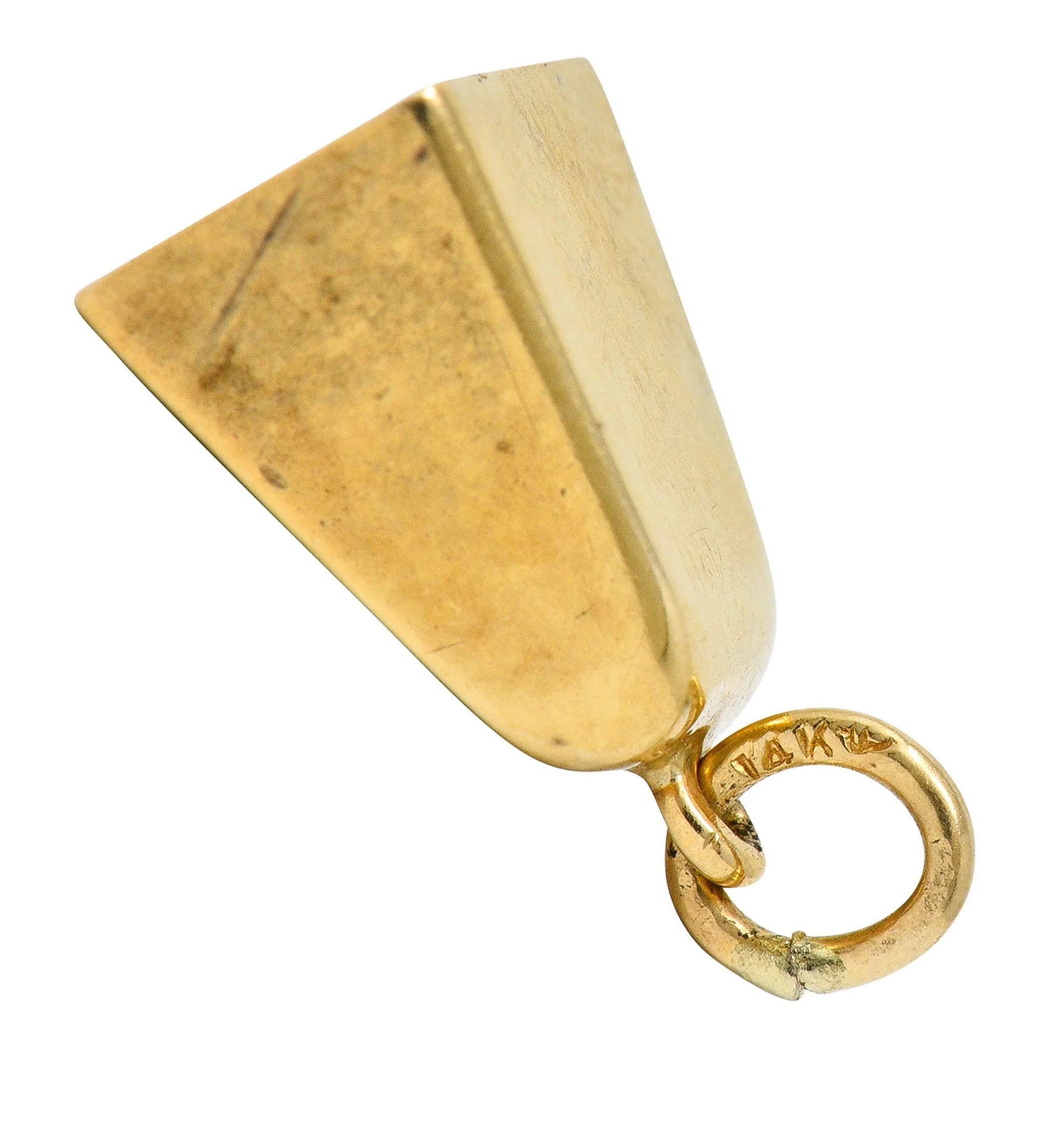 Sloan & Co. Retro 14 Karat Gold Bell Charm - Image 8