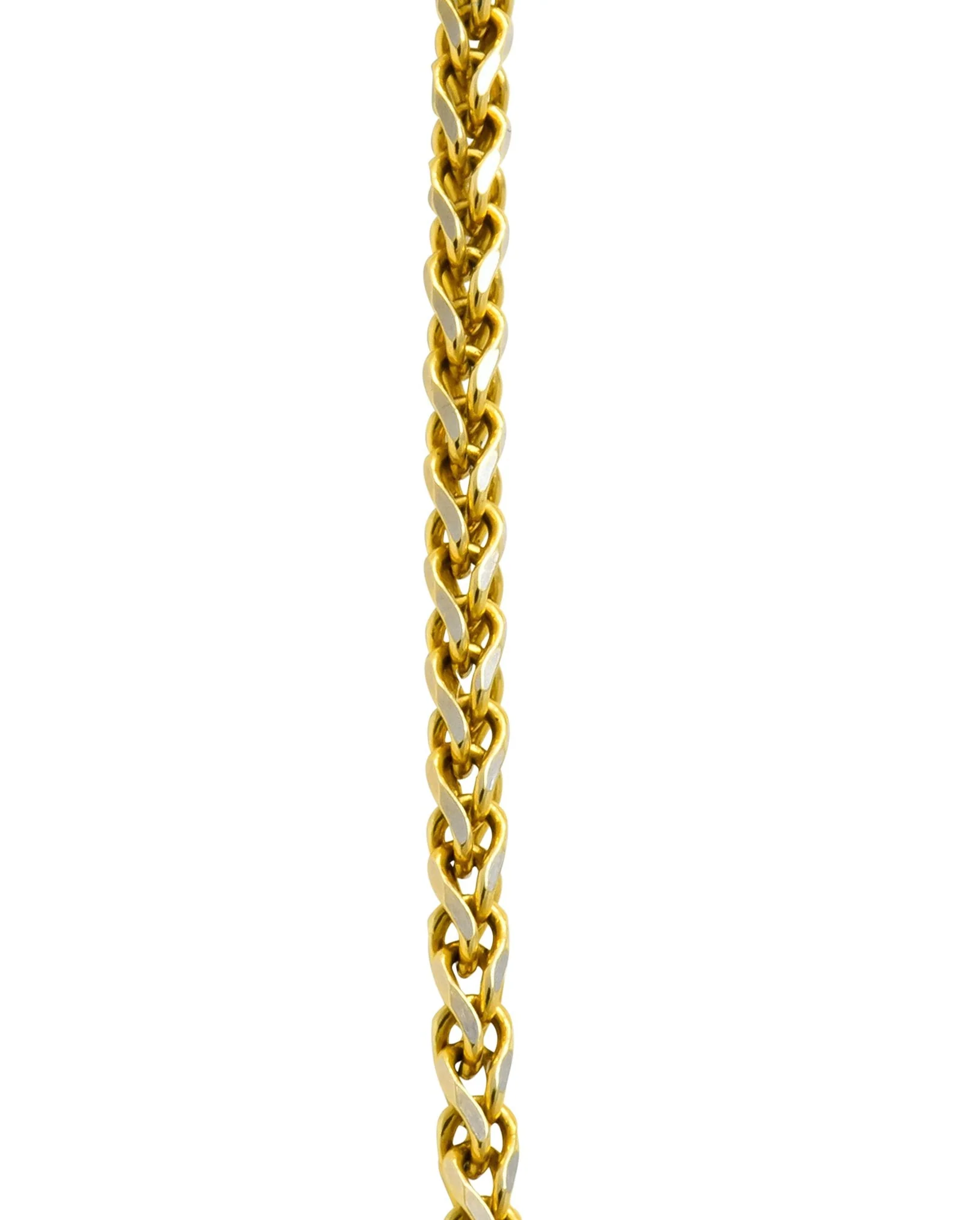 Temple St. Clair Contemporary Multi-Gem Diamond 18 Karat Gold Floral Pendant Necklace - Image 7