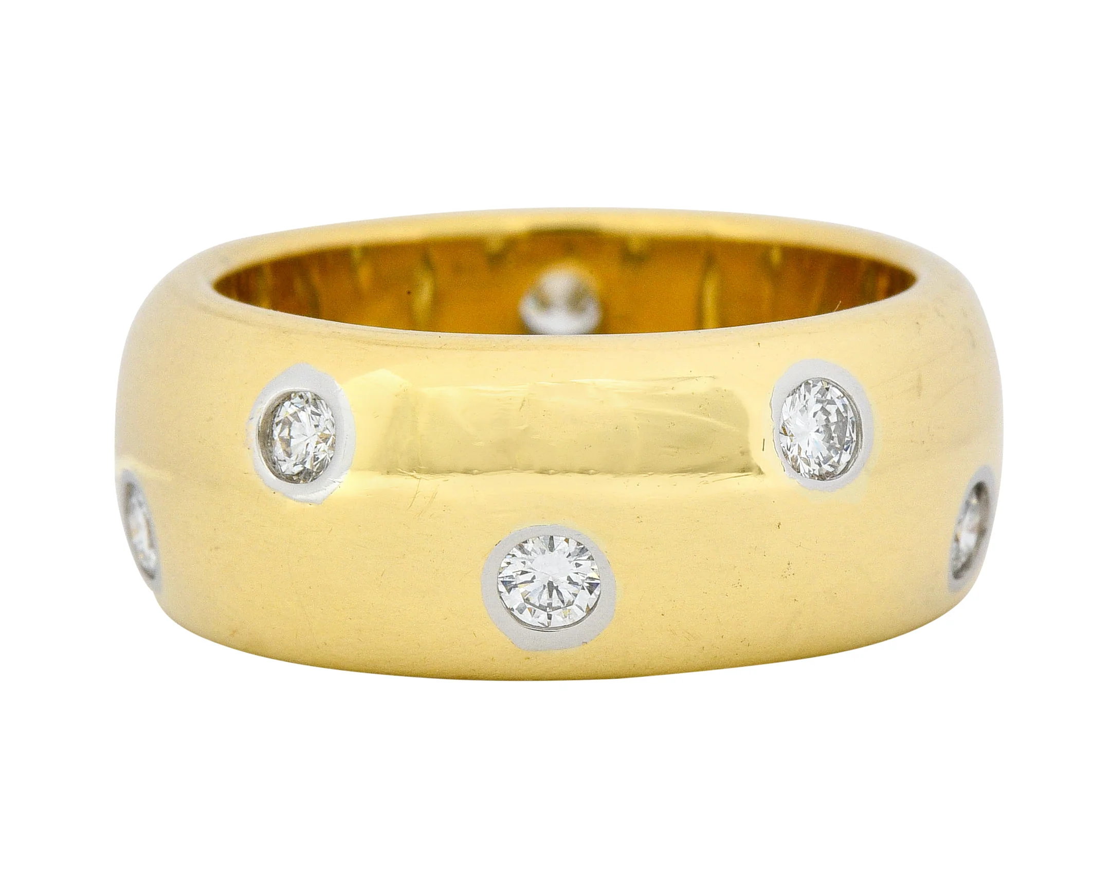 Tiffany & Co. 0.60 CTW Diamond 18 Karat Gold Etoile Band Ring