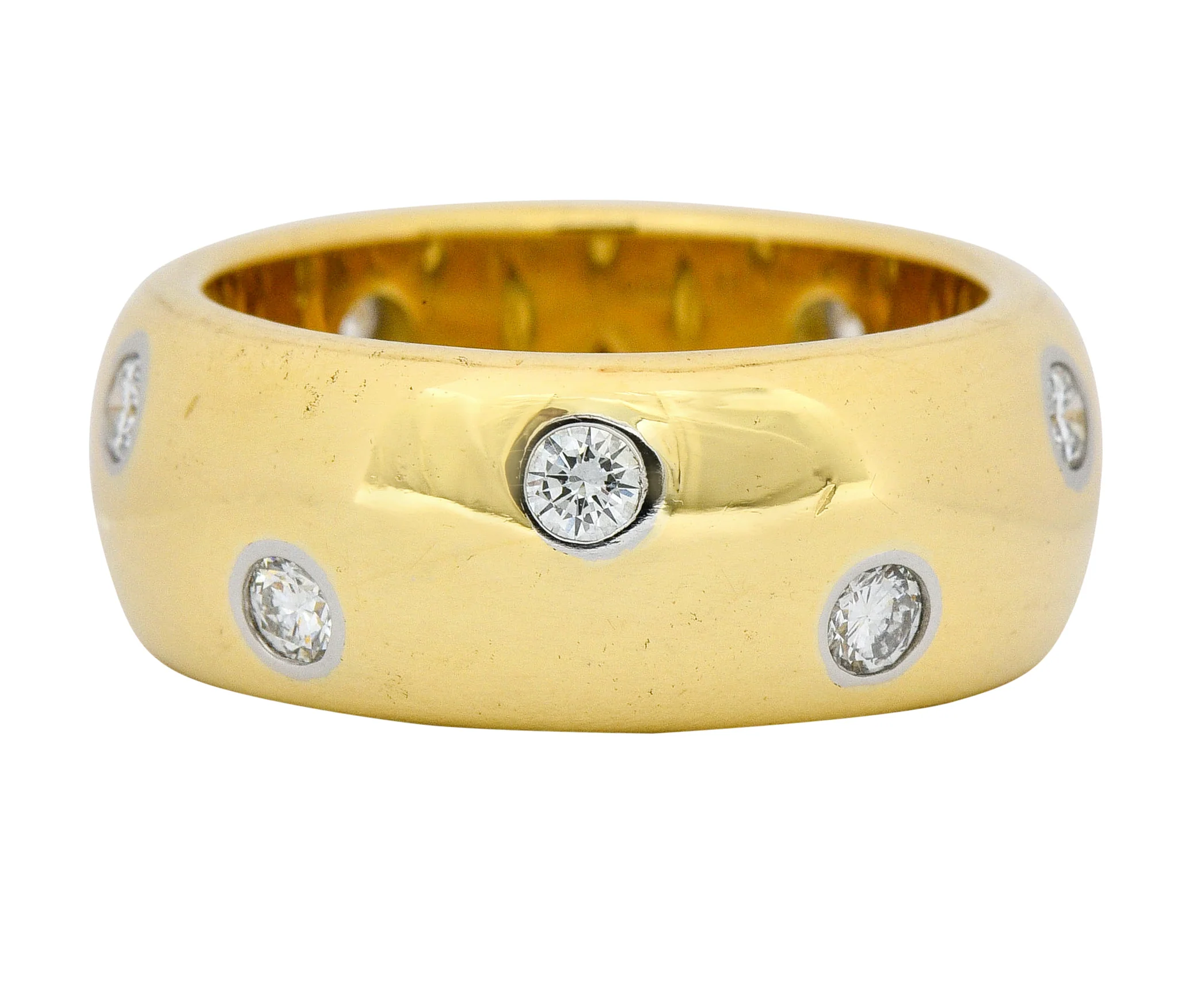 Tiffany & Co. 0.60 CTW Diamond 18 Karat Gold Etoile Band Ring - Image 3