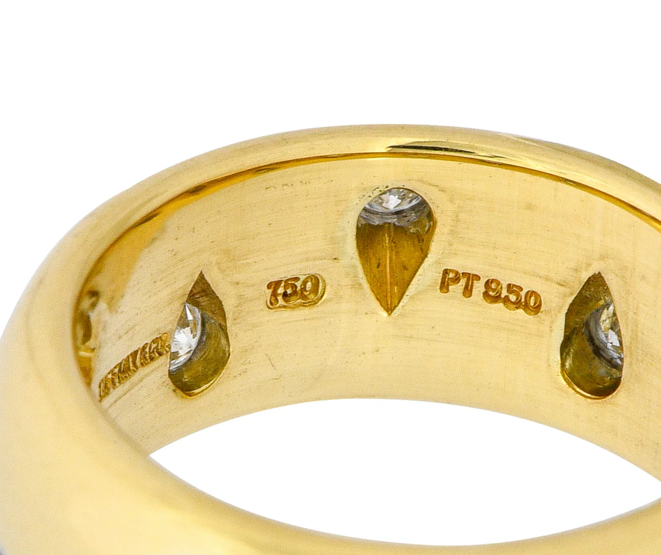 Tiffany & Co. 0.60 CTW Diamond 18 Karat Gold Etoile Band Ring - Image 4