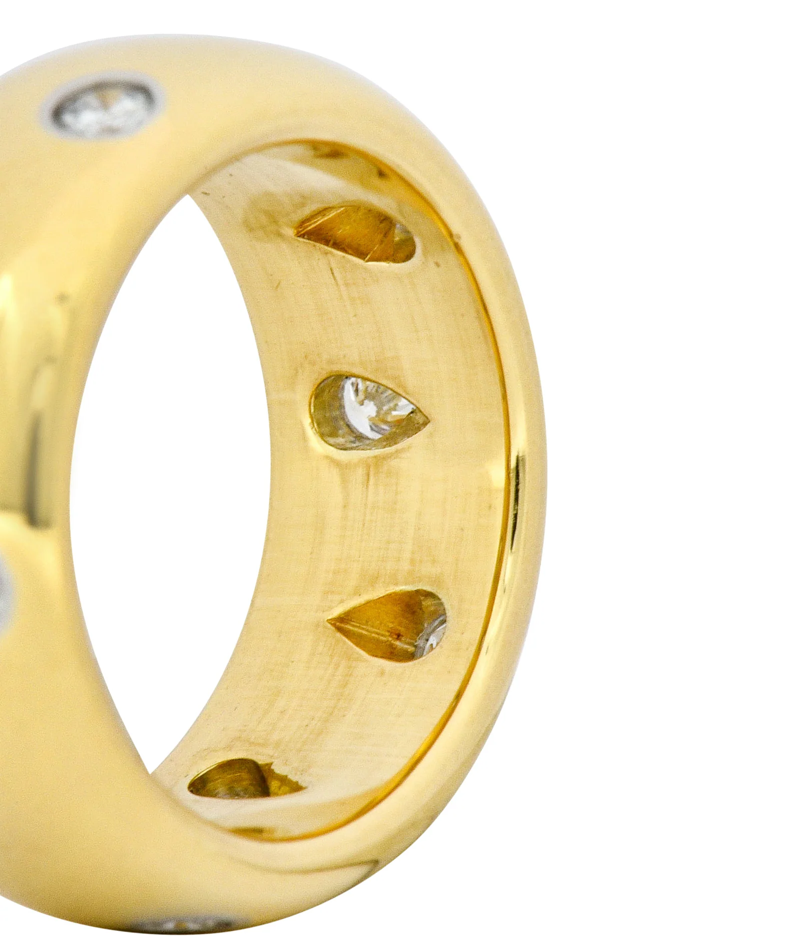 Tiffany & Co. 0.60 CTW Diamond 18 Karat Gold Etoile Band Ring - Image 5