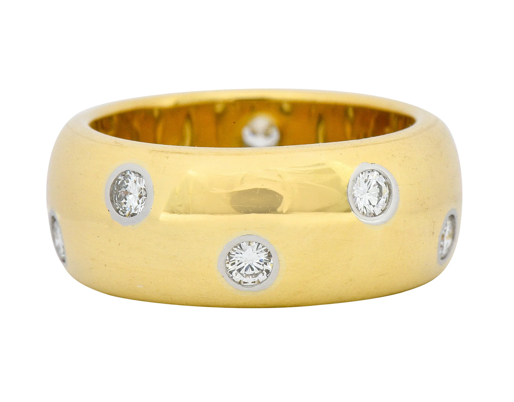 Tiffany & Co. 0.60 CTW Diamond 18 Karat Gold Etoile Band Ring - Image 7